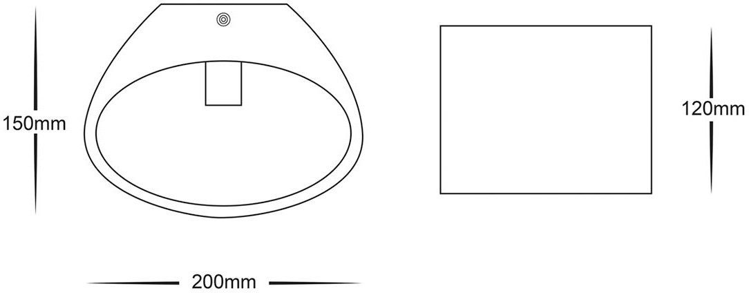 Havit Lighting LED Wandleuchte ARC, Leuchtmittel wechselbar, individuell  gestaltbar