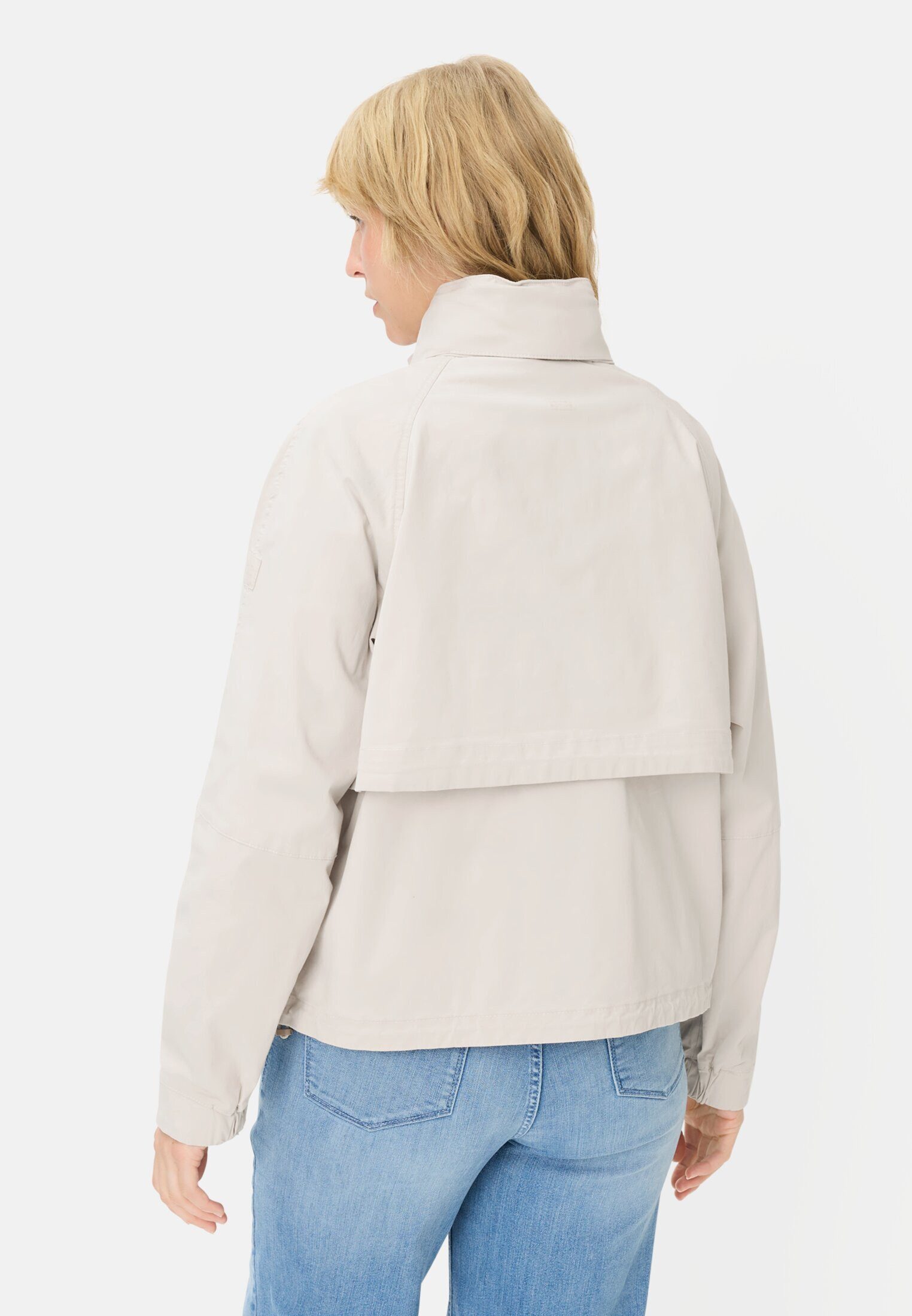 camel active Outdoorjacke mit ausrollbarer Kapuze Langarm
