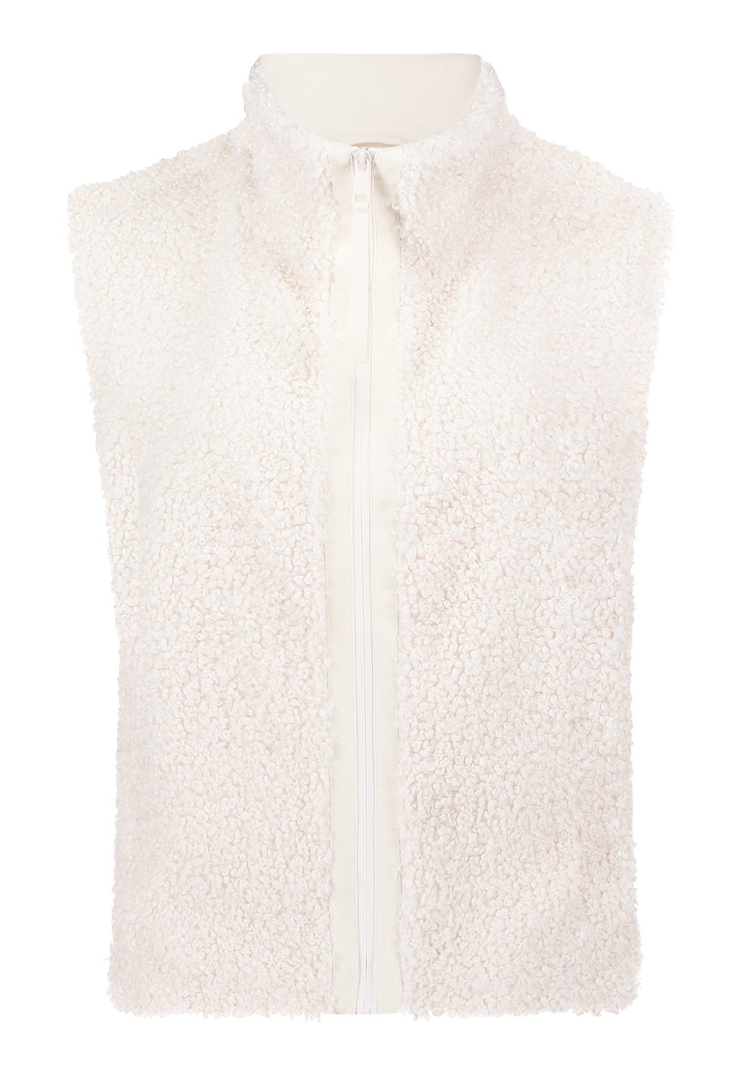 Betty&Co Plüschweste Damen Kunstfell-Weste mit Taschen günstig online kaufen