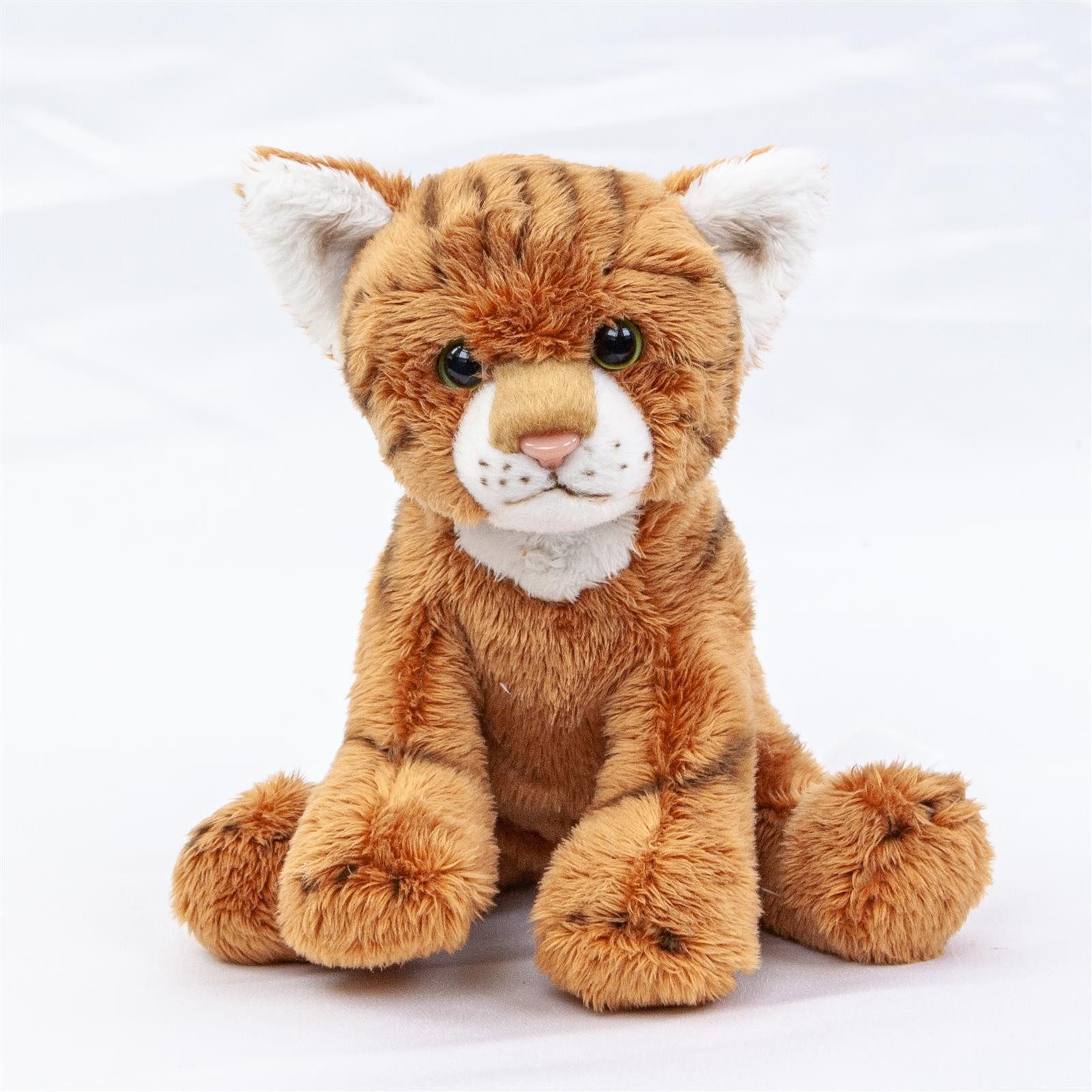 Teddys Rothenburg Kuscheltier Katze 14 cm sitzend rot-getigert Kuscheltier