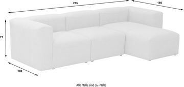 Max Winzer® Ecksofa Lena, Spar-Set 3 Teile, Sofa-Set 02 aus 3 Sitz-Elementen, individuell kombinierbar