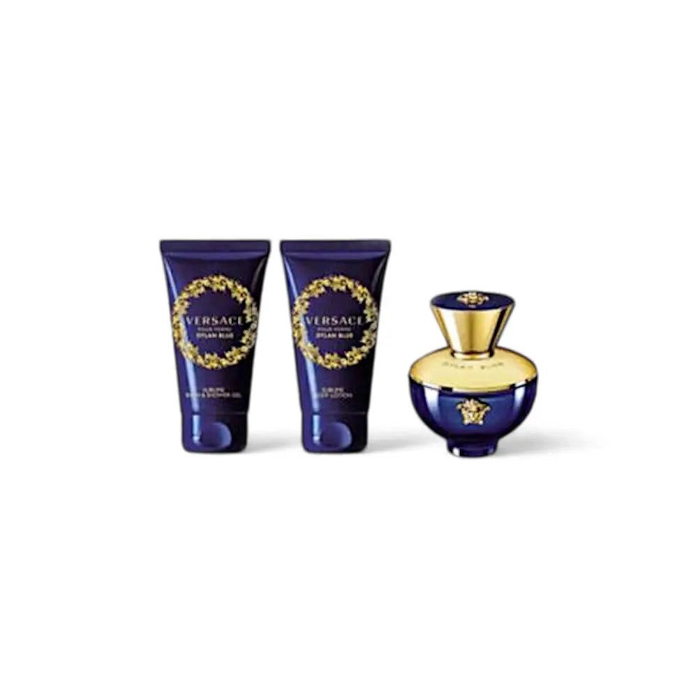 Versace Duft-Set Versace Dylan Blue Femme Duftset EDP 50 ml + 50 ml + 50 ml