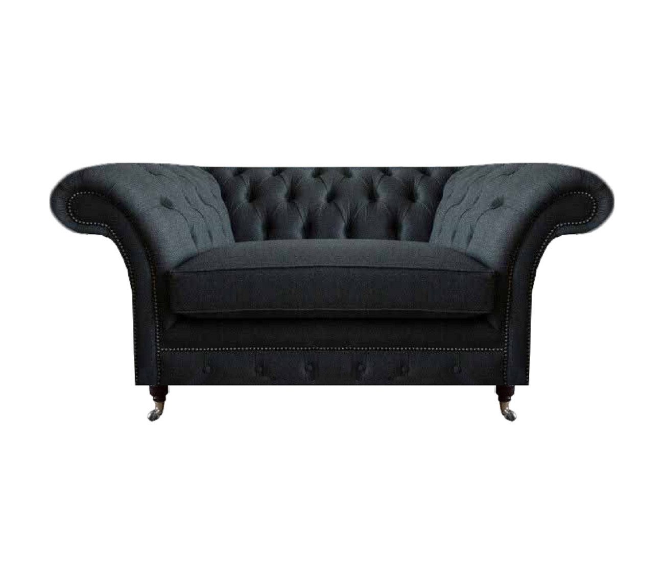 JVmoebel Chesterfield-Sessel Chesterfield Sessel mit Knopfheftung und strapazierfähigem Bezug (Sessel), Made in Europa