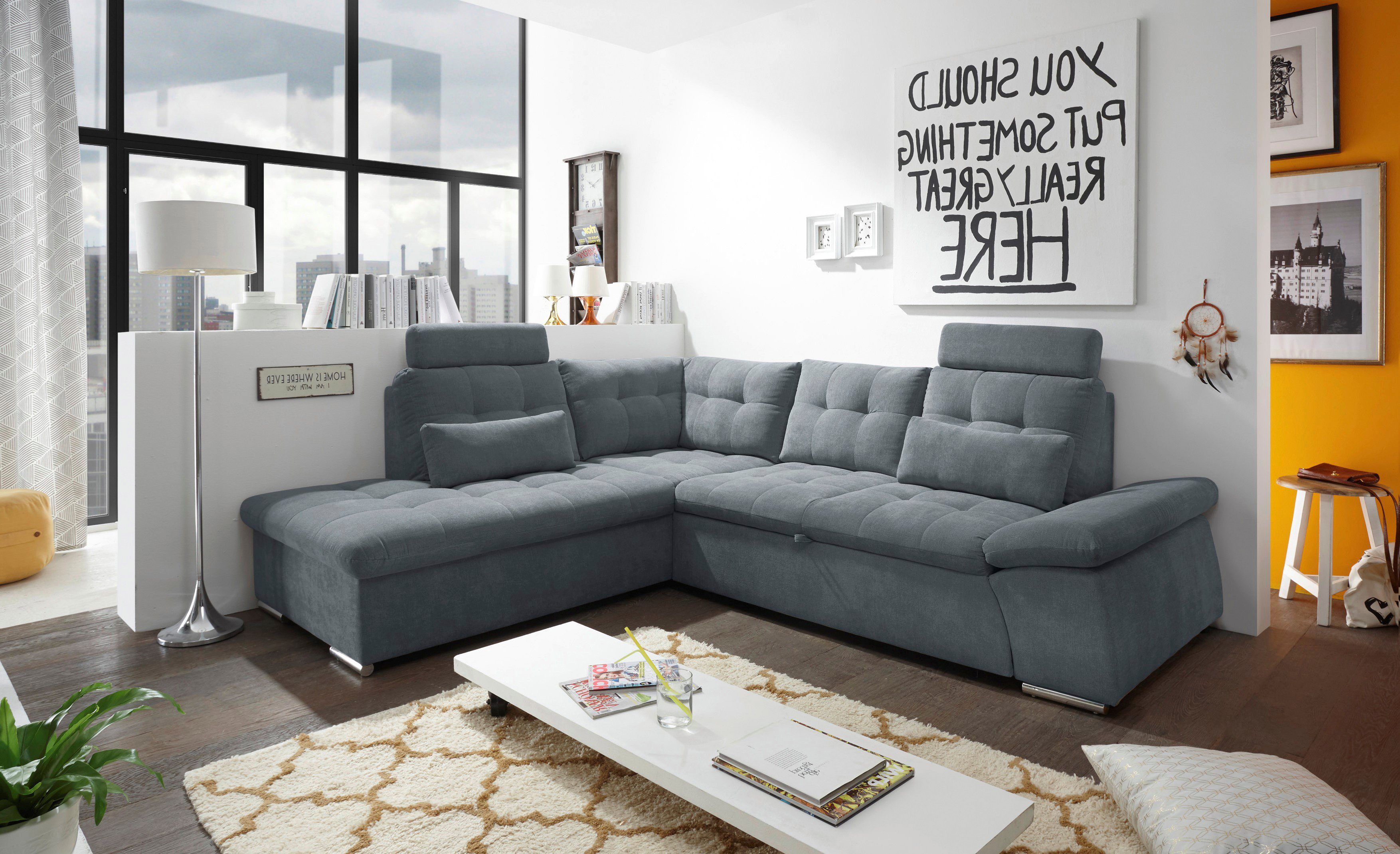 ED EXCITING DESIGN Ecksofa Nalo L-Form, günstig online kaufen