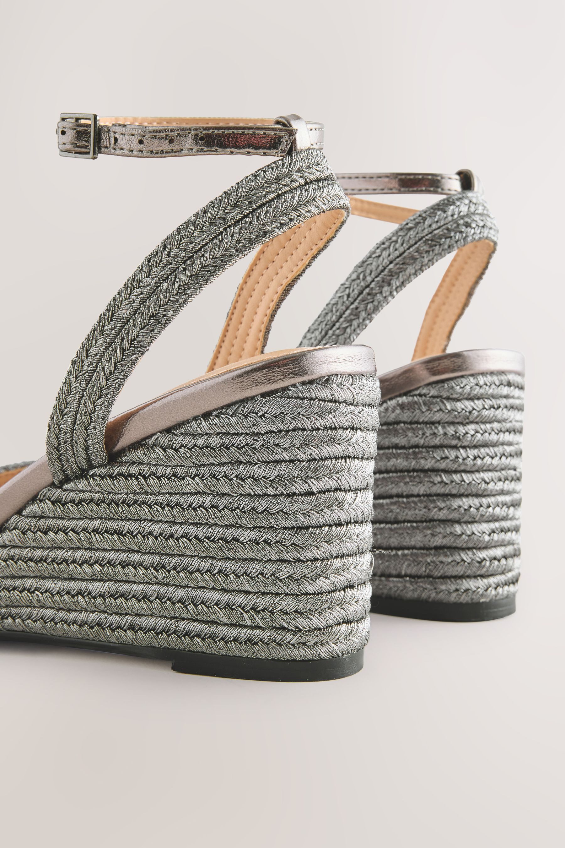 Next Forever Comfort® Riemchen-Espadrilles, Keilabsatz Keilsandalette günstig online kaufen