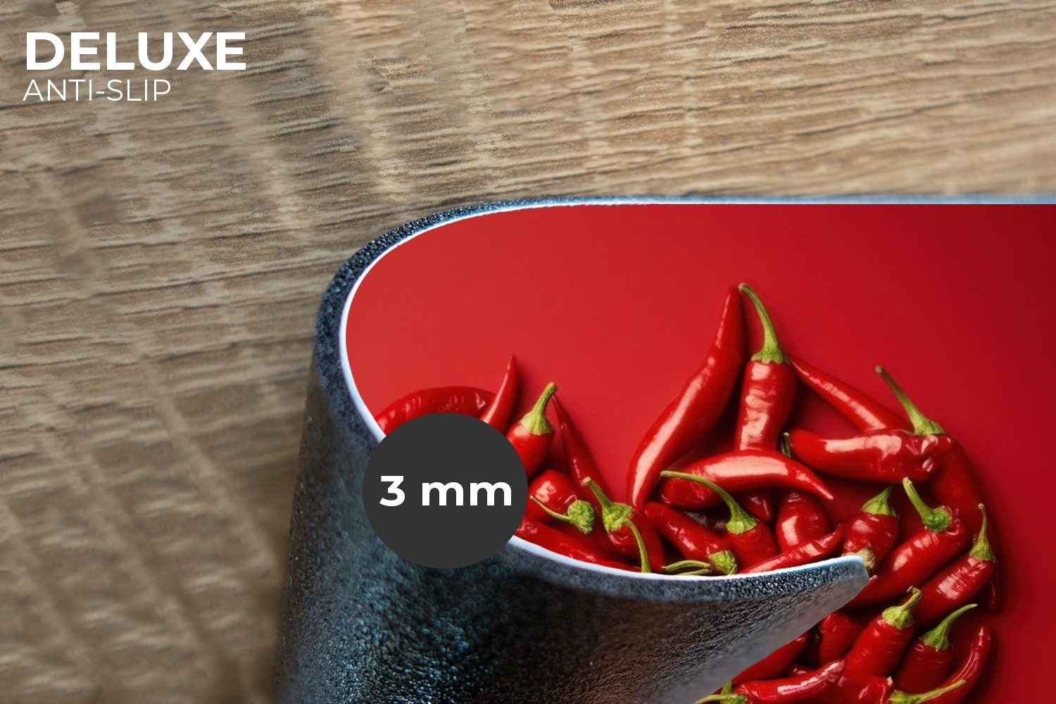 MuchoWow Platzset Paprika - Rot - günstig online kaufen
