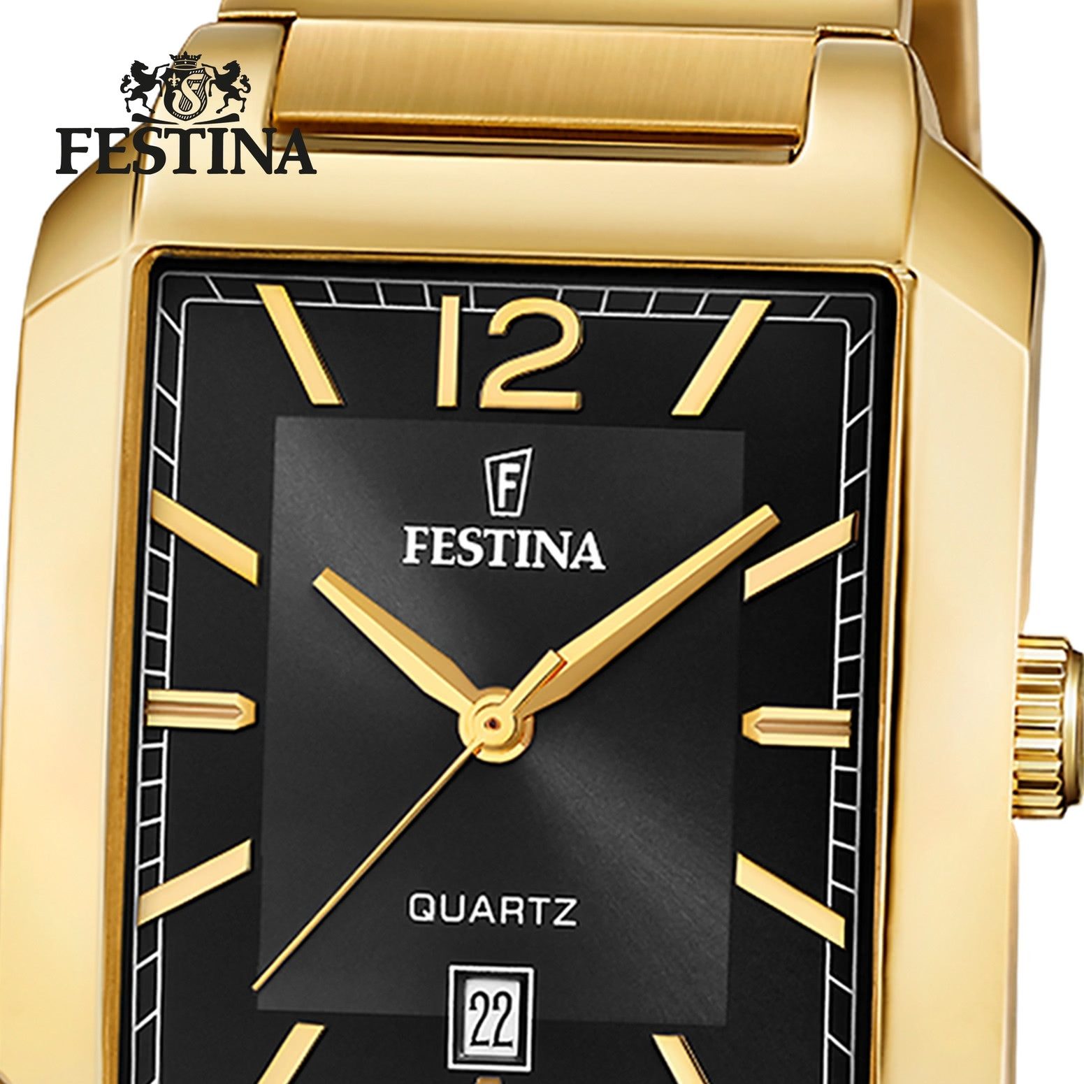 Festina Quarzuhr Festina Herrenuhr Edelstahl gold günstig online kaufen