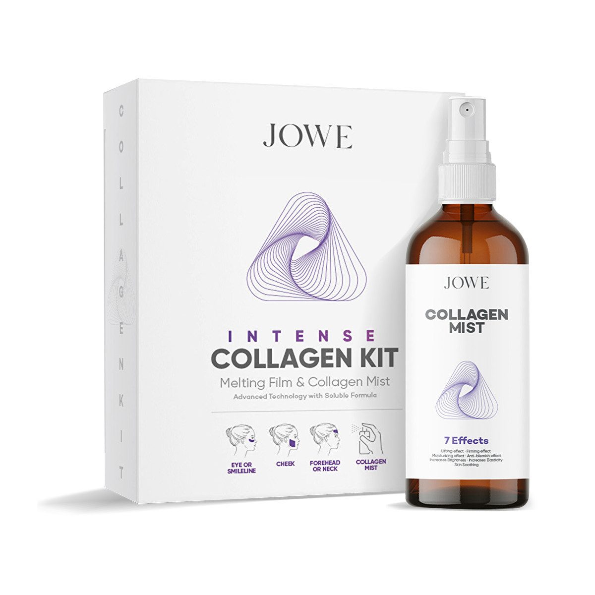 Jowe Jowe Gesichtsspray Jowe Intense Soluable Collagen Kit & Collagen Mist ...
