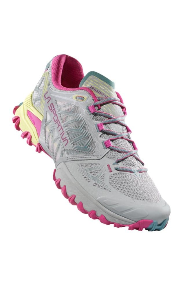 La Sportiva Trail-Laufschuhe Bushido III grau/violett/gelb Damen Wanderschuh