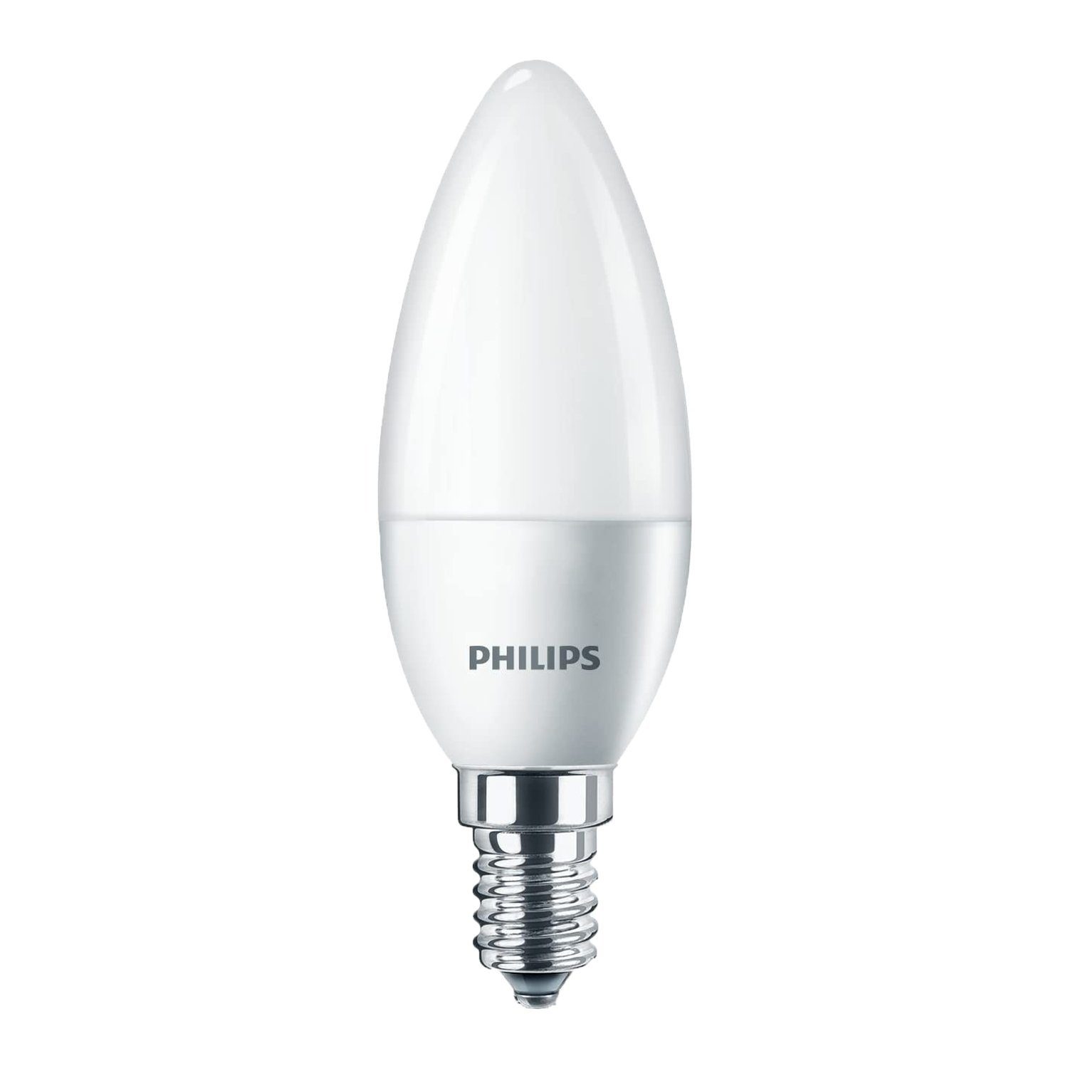 Philips Philips LED Lampe ersetzt 40 W E14 neutralweiß 4000K 520 Lumen Kerze  LED-Leuchtmittel