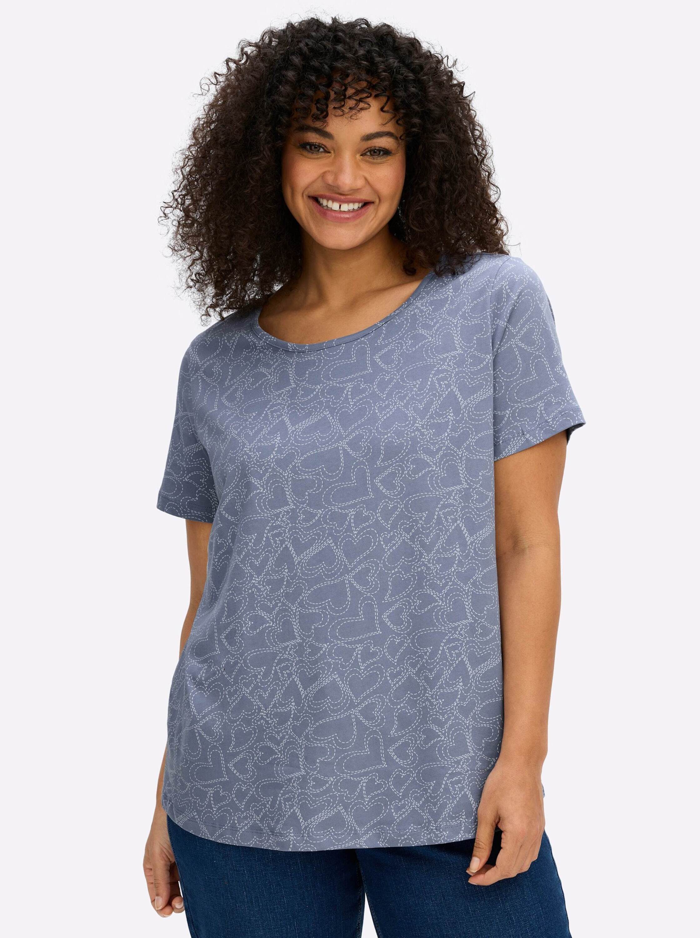 T-Shirt Druck-Shirt Kurzarm