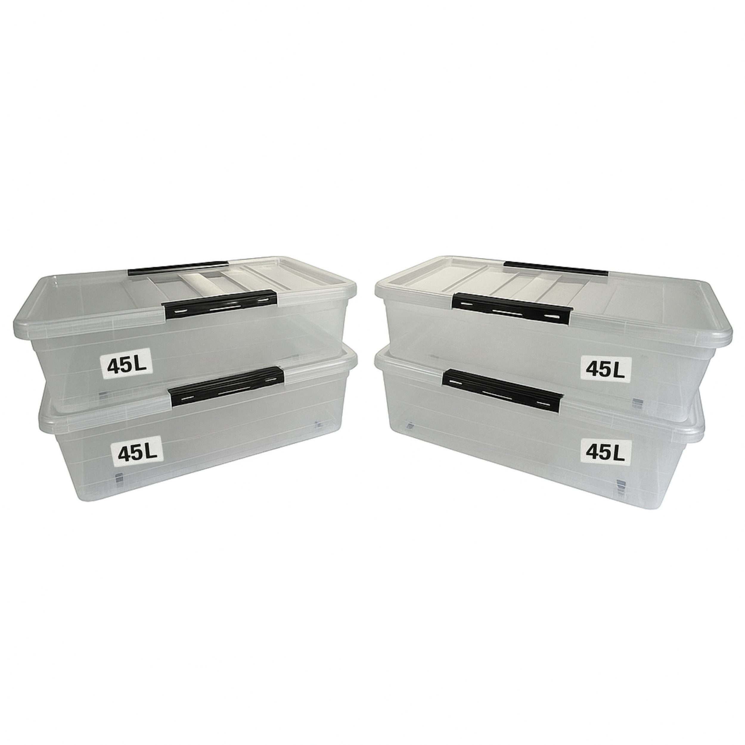 Plastard Aufbewahrungsbox mit Deckel & Rollen günstig online kaufen