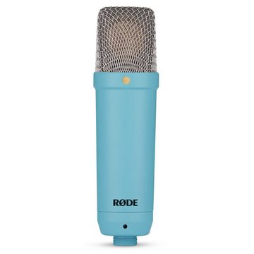 RØDE Mikrofon NT1 Signature Blue (Studio-Mikrofon Blau), mit Gelenkarm Weiss
