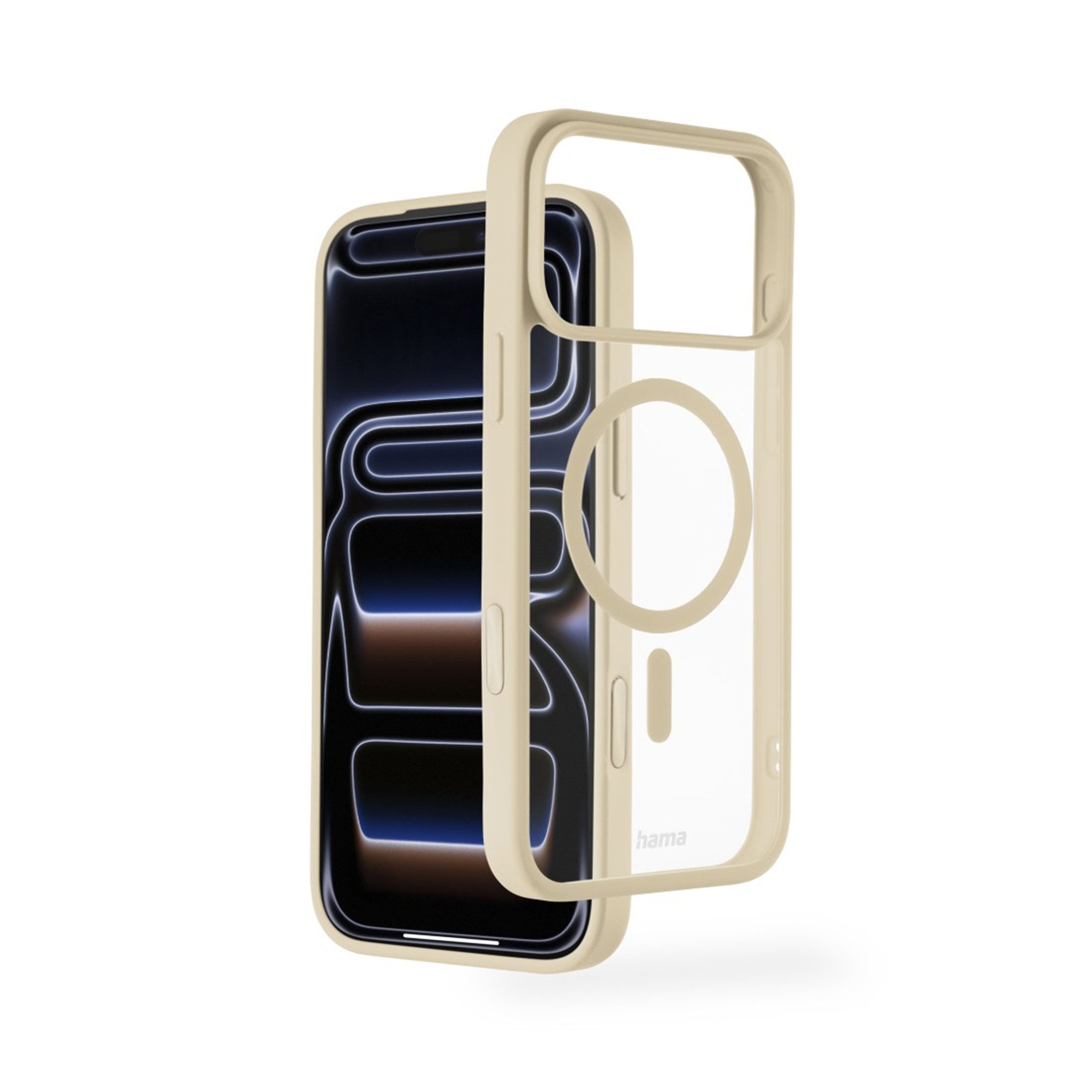 Hama Smartphone-Hülle Frame Protect, für iPhone 17 Pro Max, Durchsichtig