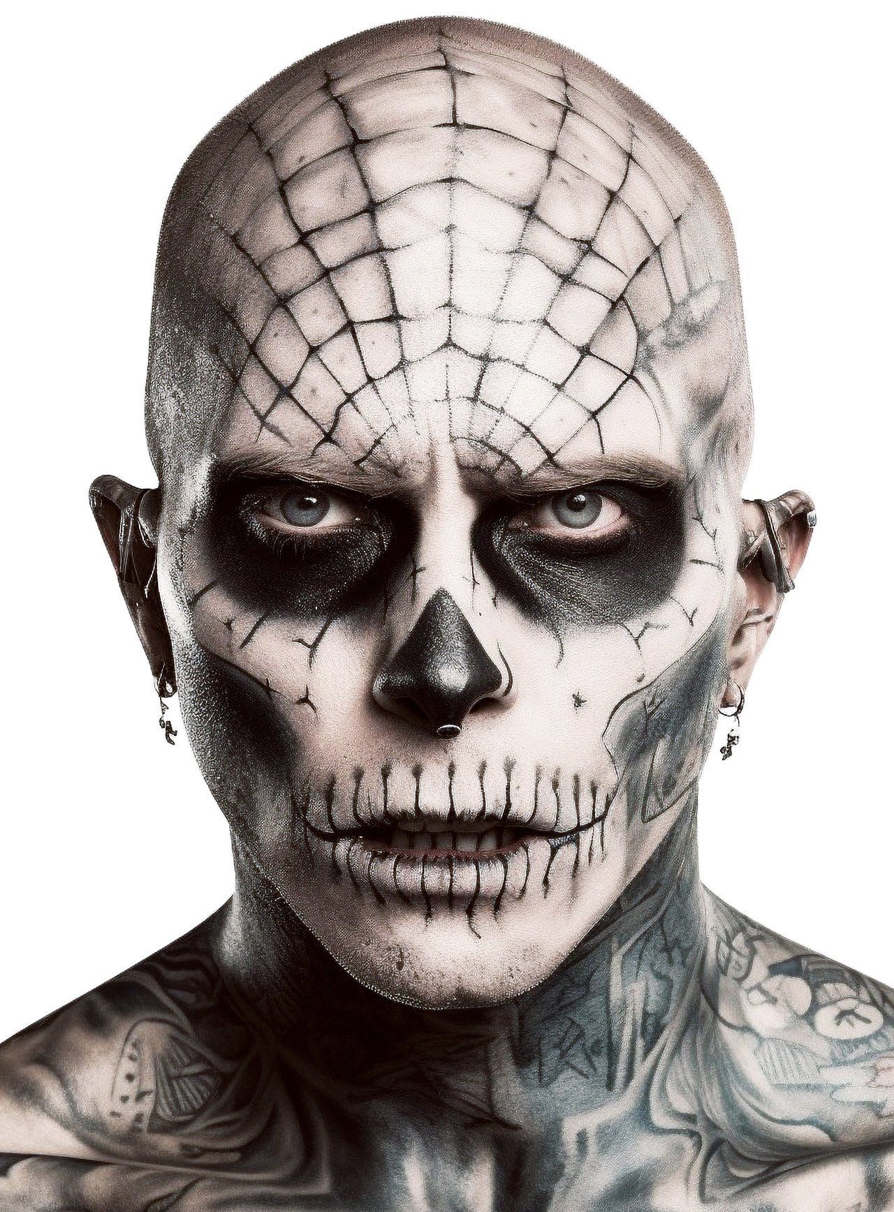 Maskworld Theaterschminke Make-up Set Zombieboy, Halloween Schminkset mit optimal aufeinander abgestimmten Komponenten