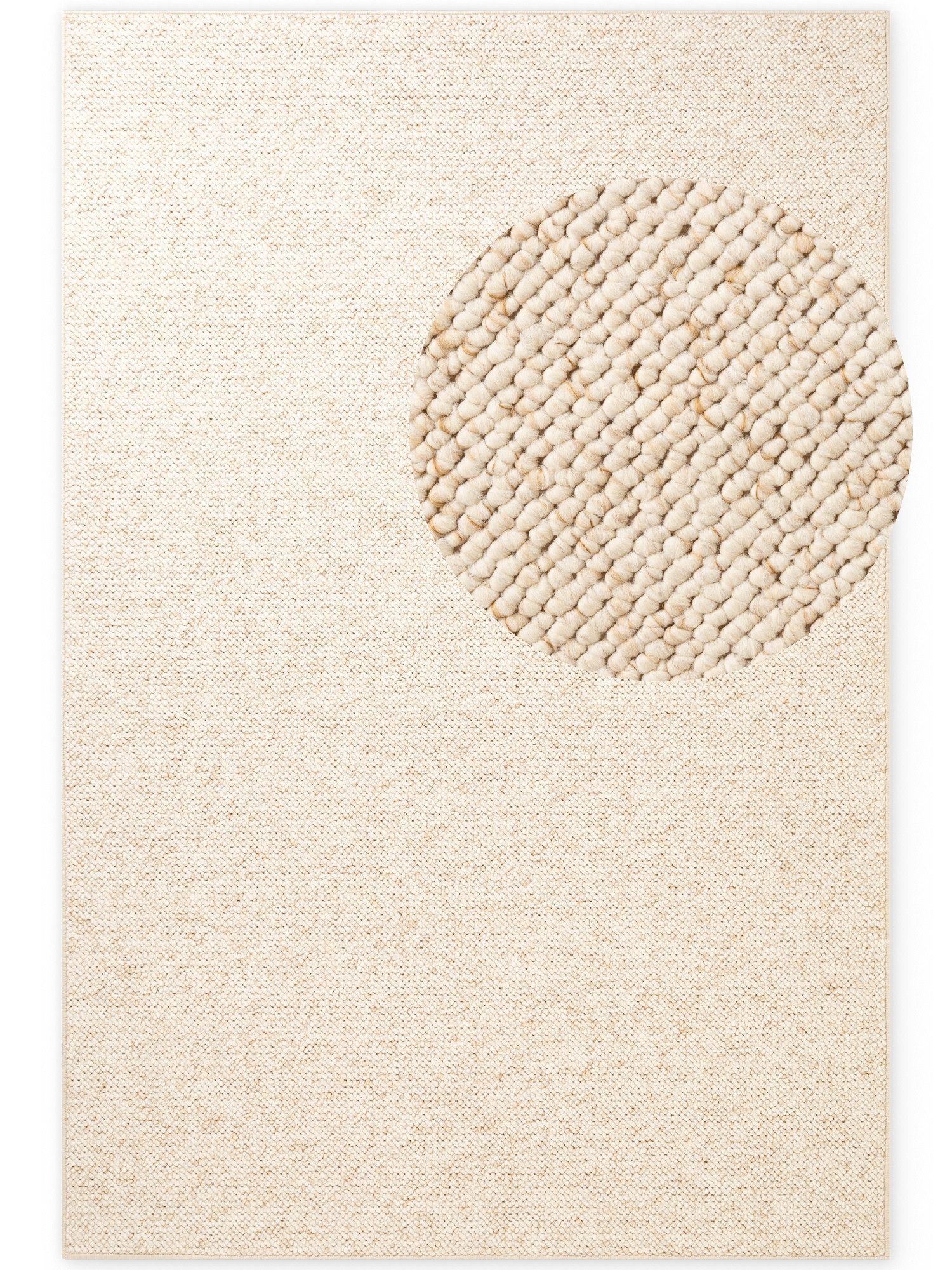 HANSE Home Teppich Wolly 2, rechteckig, Höhe: 12 mm, Flachgewebe, Läufer, Skandi, Woll-Optik, Esszimmer, Wohnzimmer, Flur. Reduzierter Preis € 26,38. Unverbindliche Preisempfehlung € 39,90