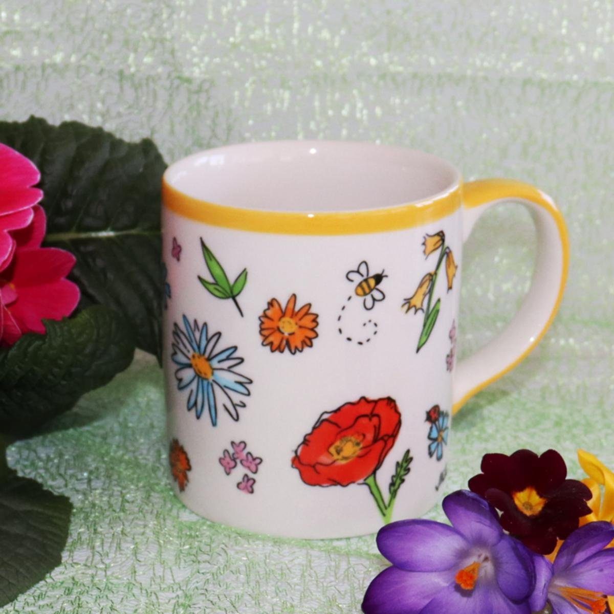 Lovely Mila Keramik Keramik-Becher Mila Becher Flowers,