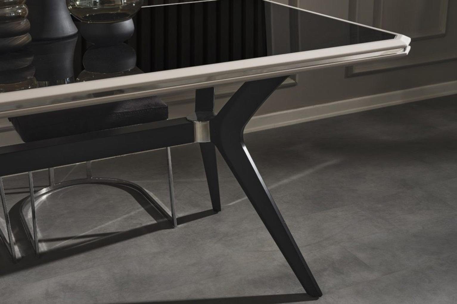 Esstisch Tisch Design JVmoebel Esszimmer Luxus Metall Esstisch Moderne Möbel Tische