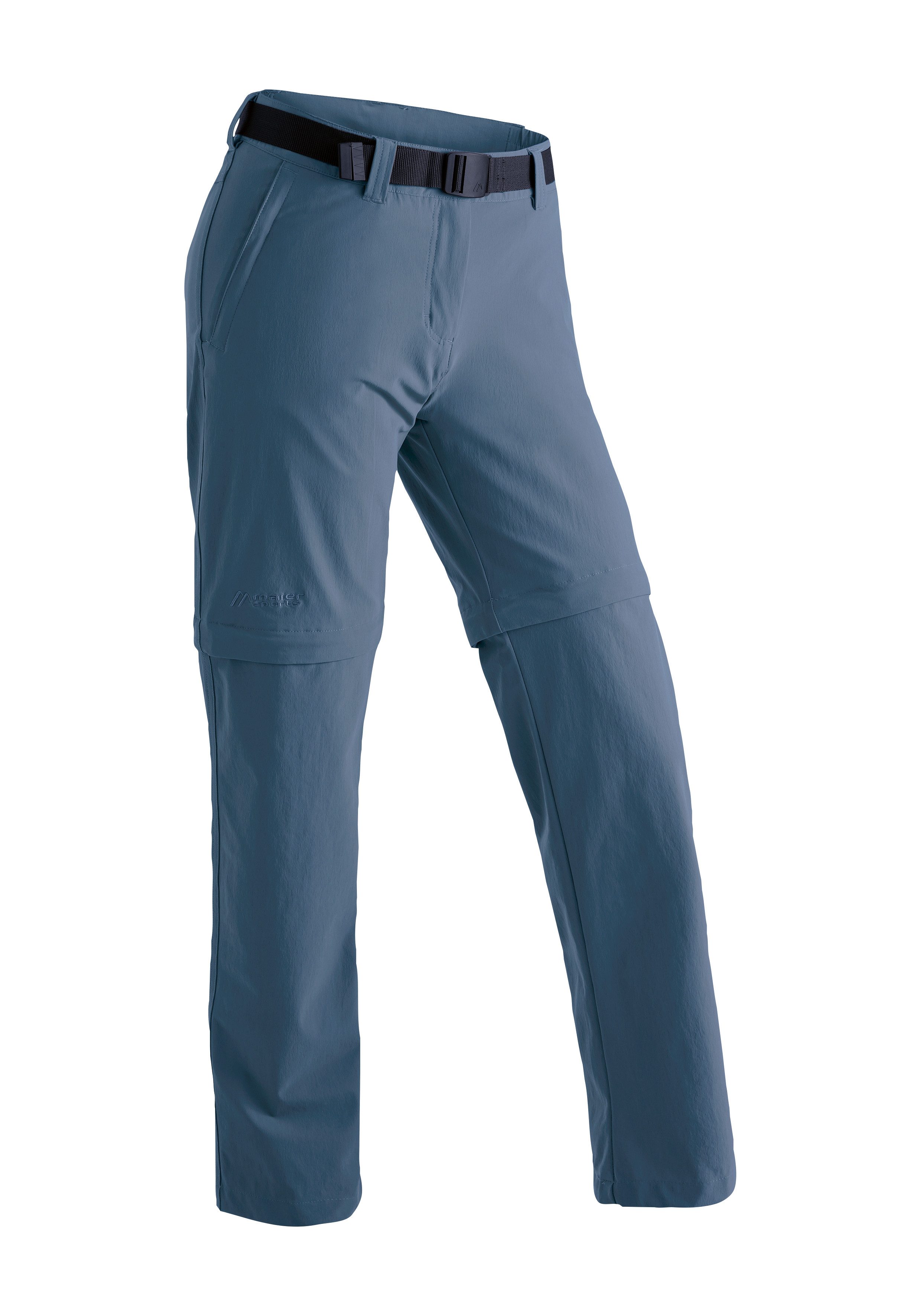 Maier Sports Outdoorhose Nata 2 Damen Zip-Off Wanderhose, atmungsaktive Trekkinghose, Regular Fit