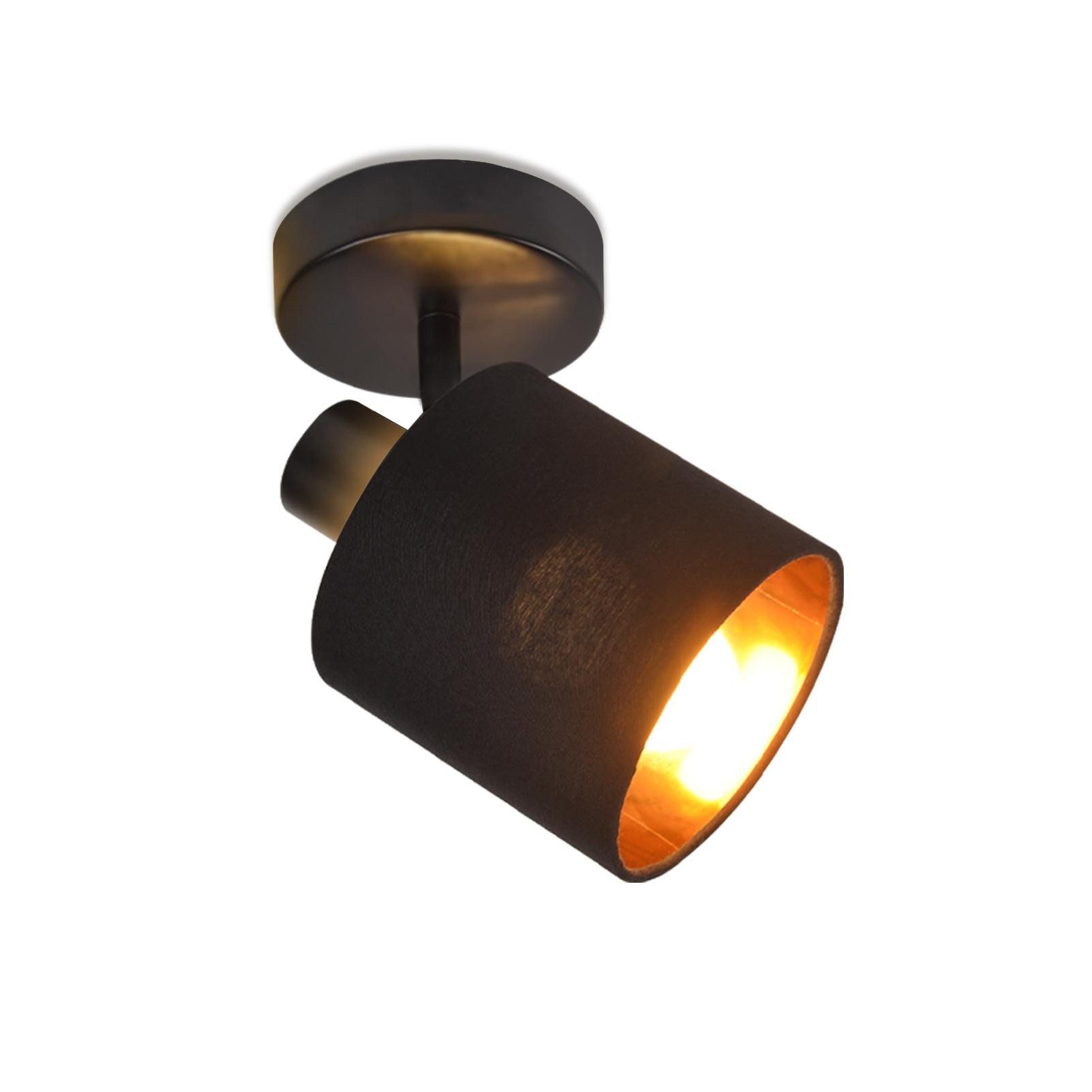 Nettlife Deckenstrahler Vintage Schwarz E14 1/2/3/4 günstig online kaufen