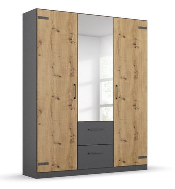 rauch Schrank-Set Holmes, mit Applikationen "Industrial Style"