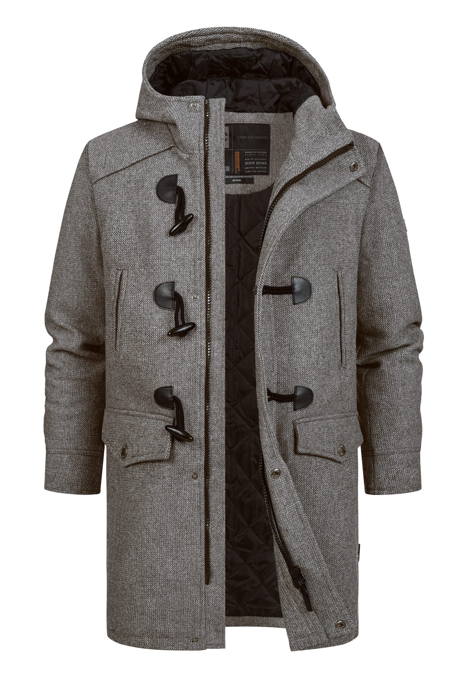 Indicode Wintermantel Herren Liam Mantel Winter Herrenmantel