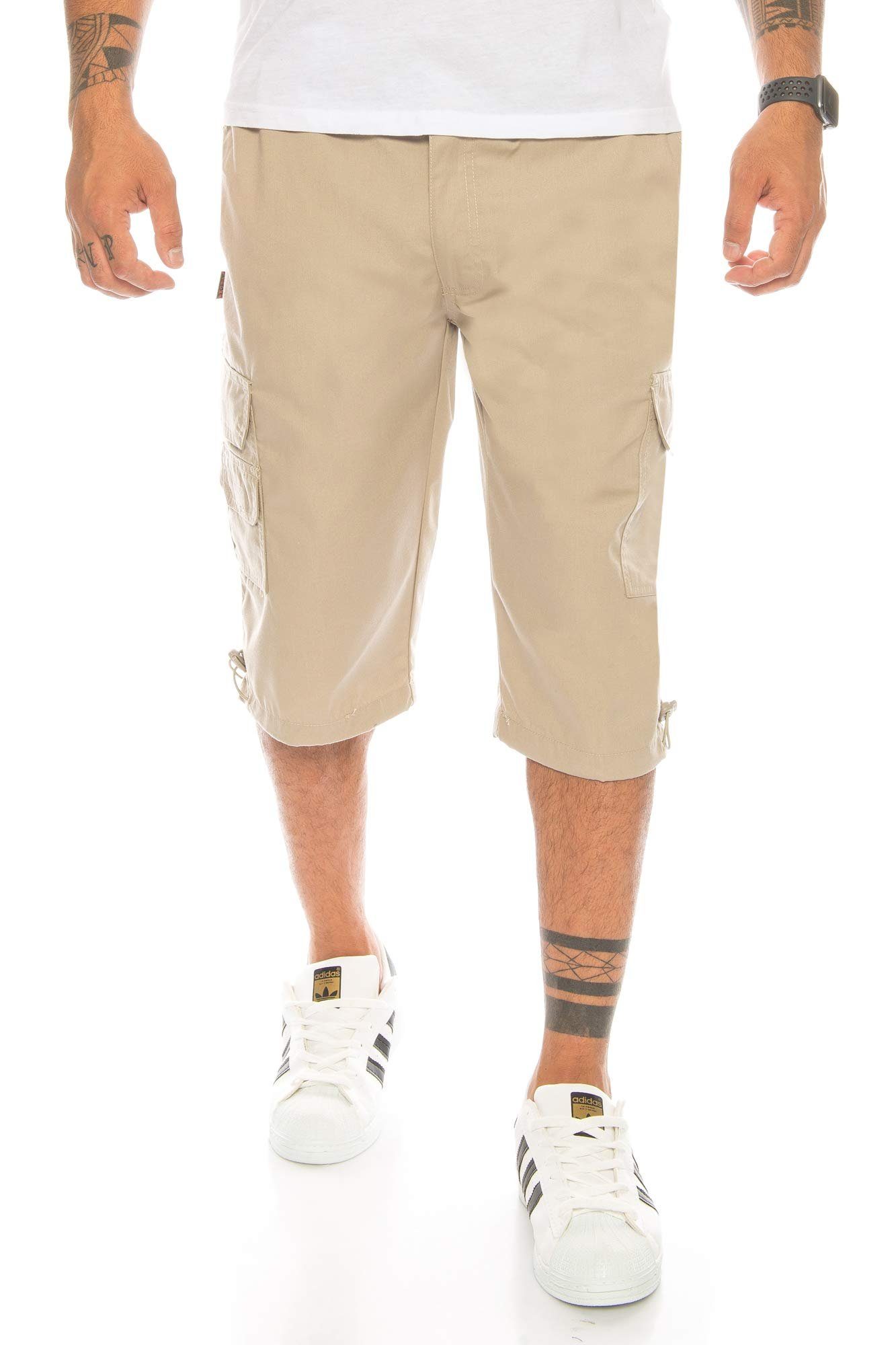Kendindza Collection Cargoshorts Bermuda Shorts Herren Kurze Hose Herren 3/ günstig online kaufen