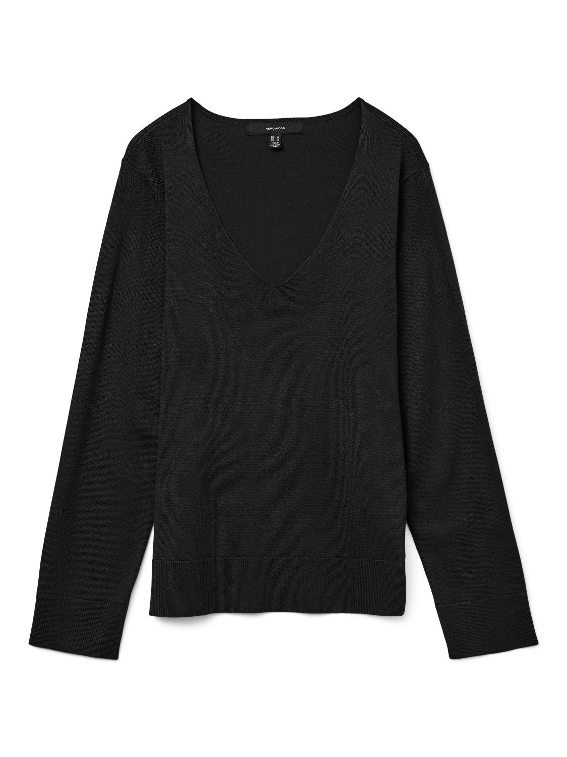 Vero Moda Strickpullover VMSILJE LS V-NECK PULLOVER GA NOOS