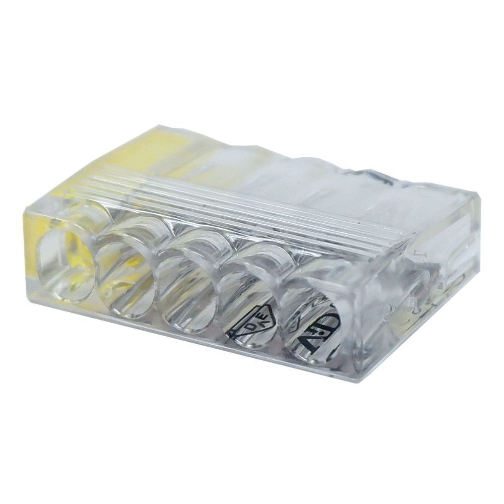 Verbindungsklemme VC05 Mini-Steckklemme, Verbindungsklemme 5-polig, 0,5 - 2,5 mm²