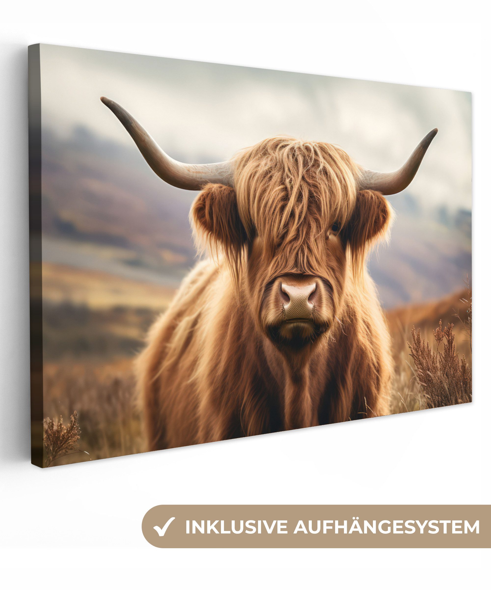 Schottische Highlander - Landschaft - Tier