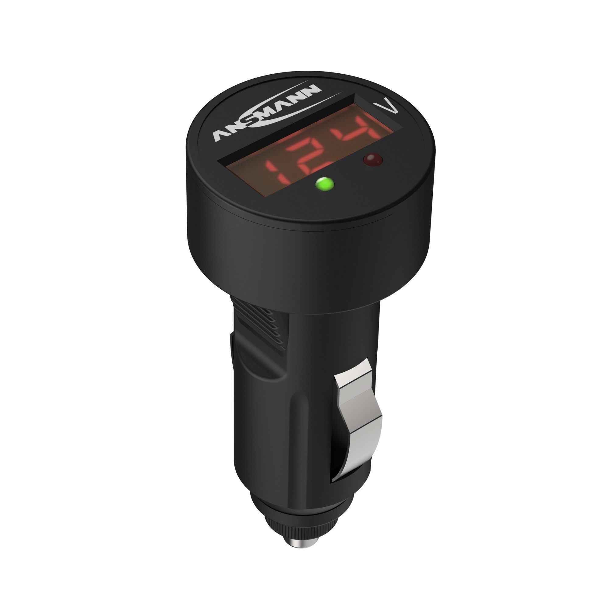 ANSMANN AG Power Check 12/24V Spannungsmesser,Prüfgerät für Zigarettenanzünder Akku
