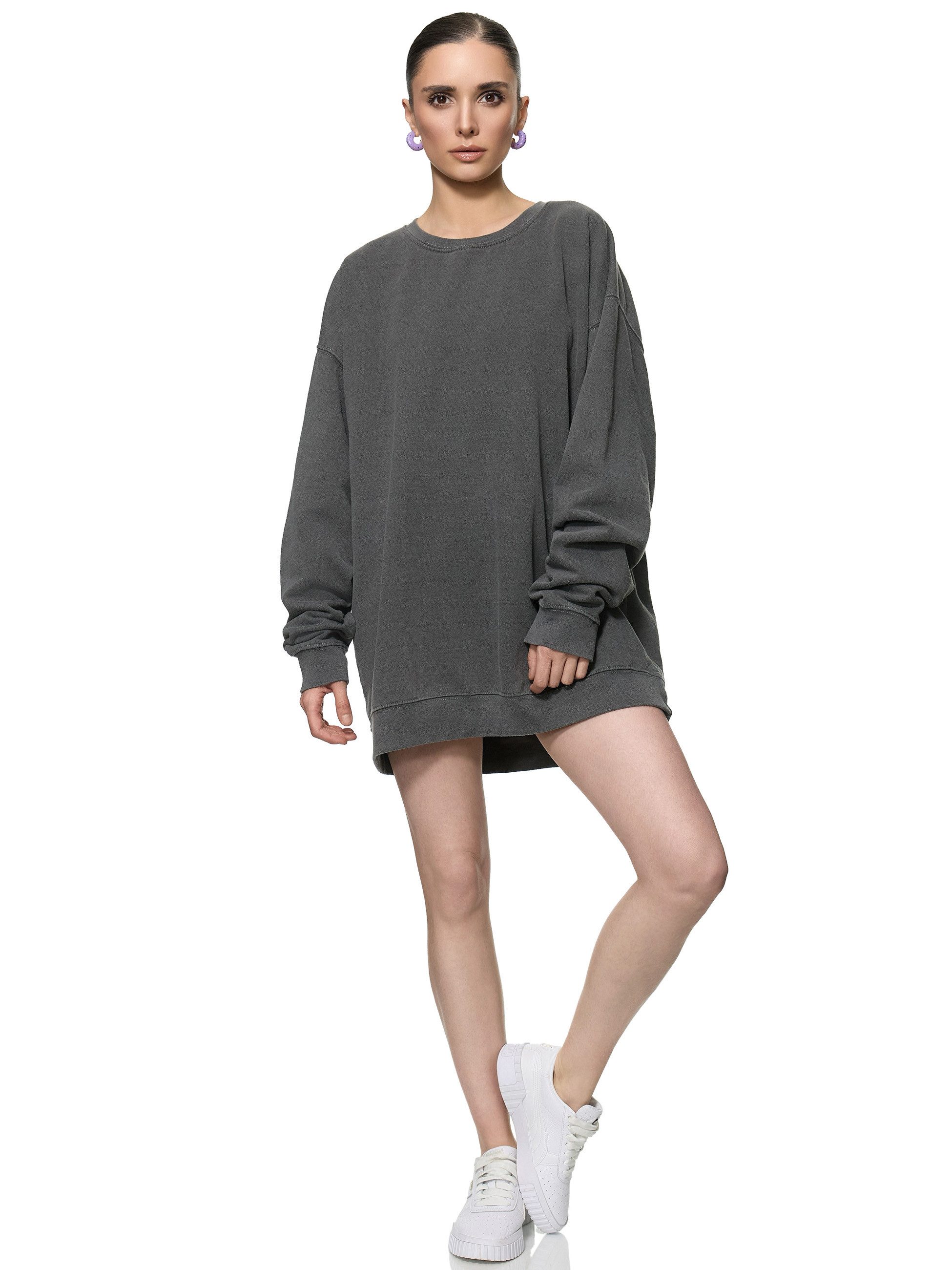 Worldclassca Longsweatshirt Worldclassca Oversized Sweatshirt Einfarbig günstig online kaufen