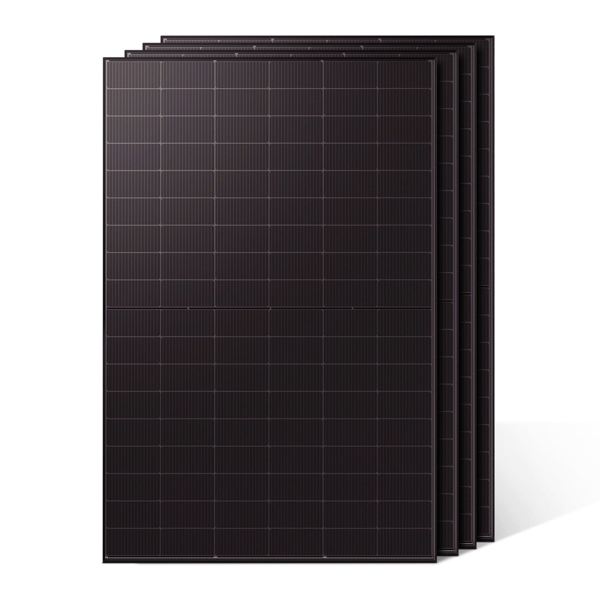 Kleines Kraftwerk Solarmodul, 2000 W, Monokristallin, (4-St., einzelne Solarmodule), 4x 500W