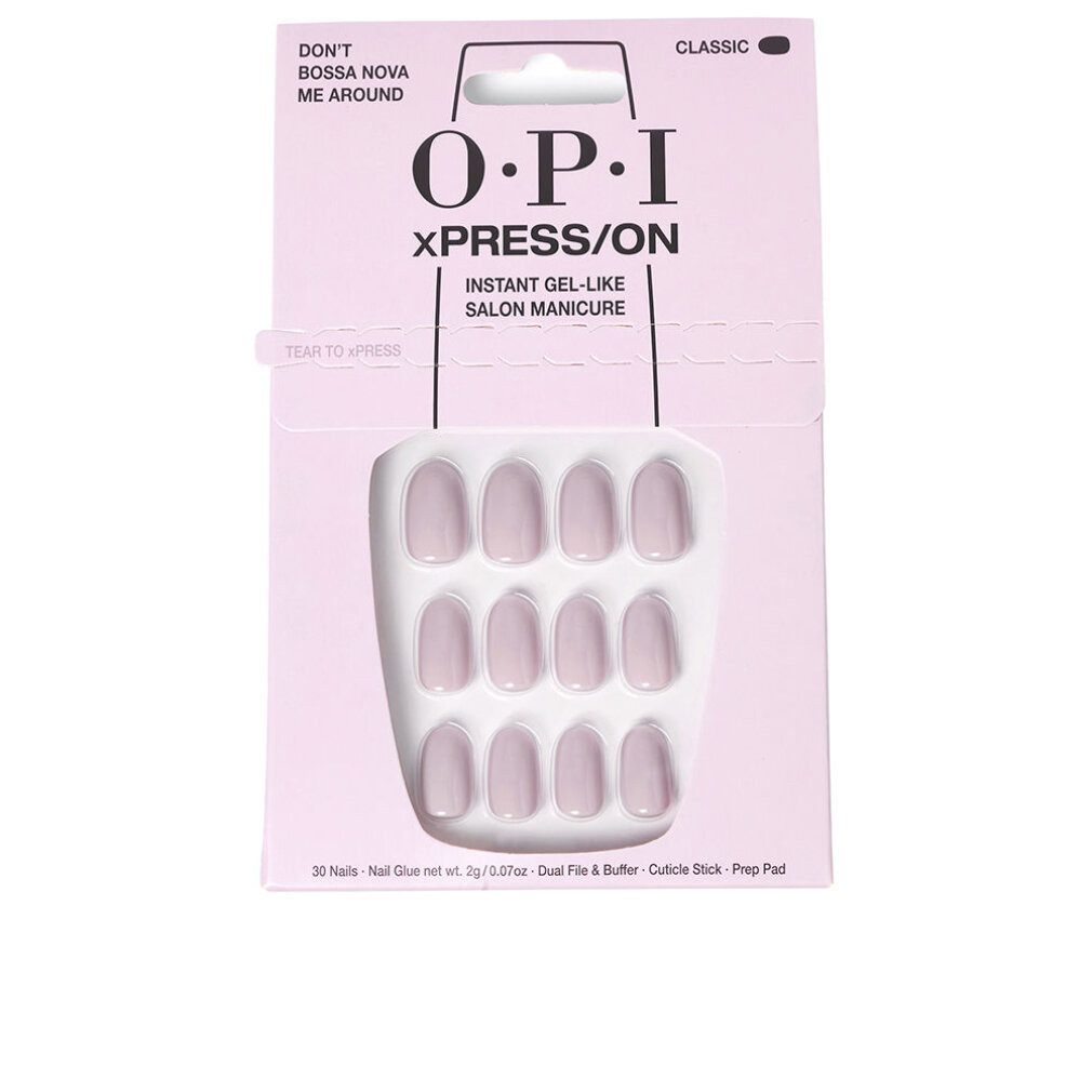 OPI Nagellack xPRESS/ON Artificial Nails, Nagellack Ton #Don't Bossa Nova Me Around