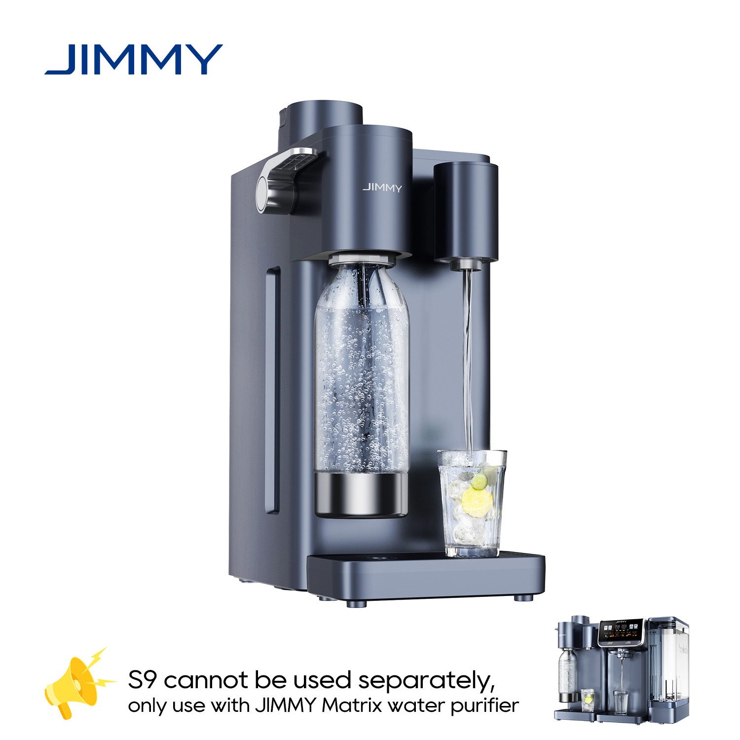 Jimmy Wassersprudler Matrix S9 Gekühlter Sprudelwasserbereiter