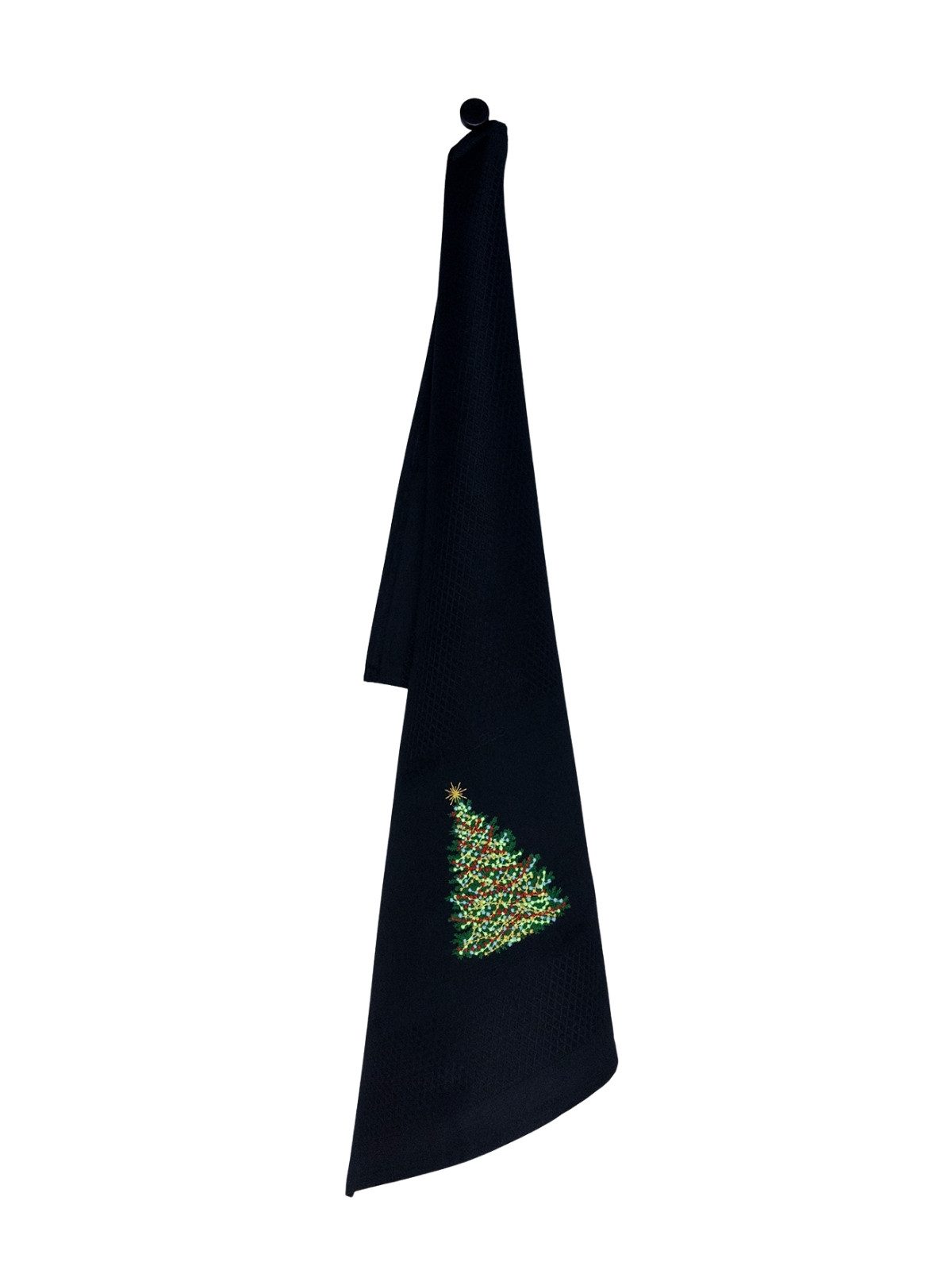 Vista Portuguese Geschirrtuch Geschirrtuch Christmas Tree schwarz 50x70cm