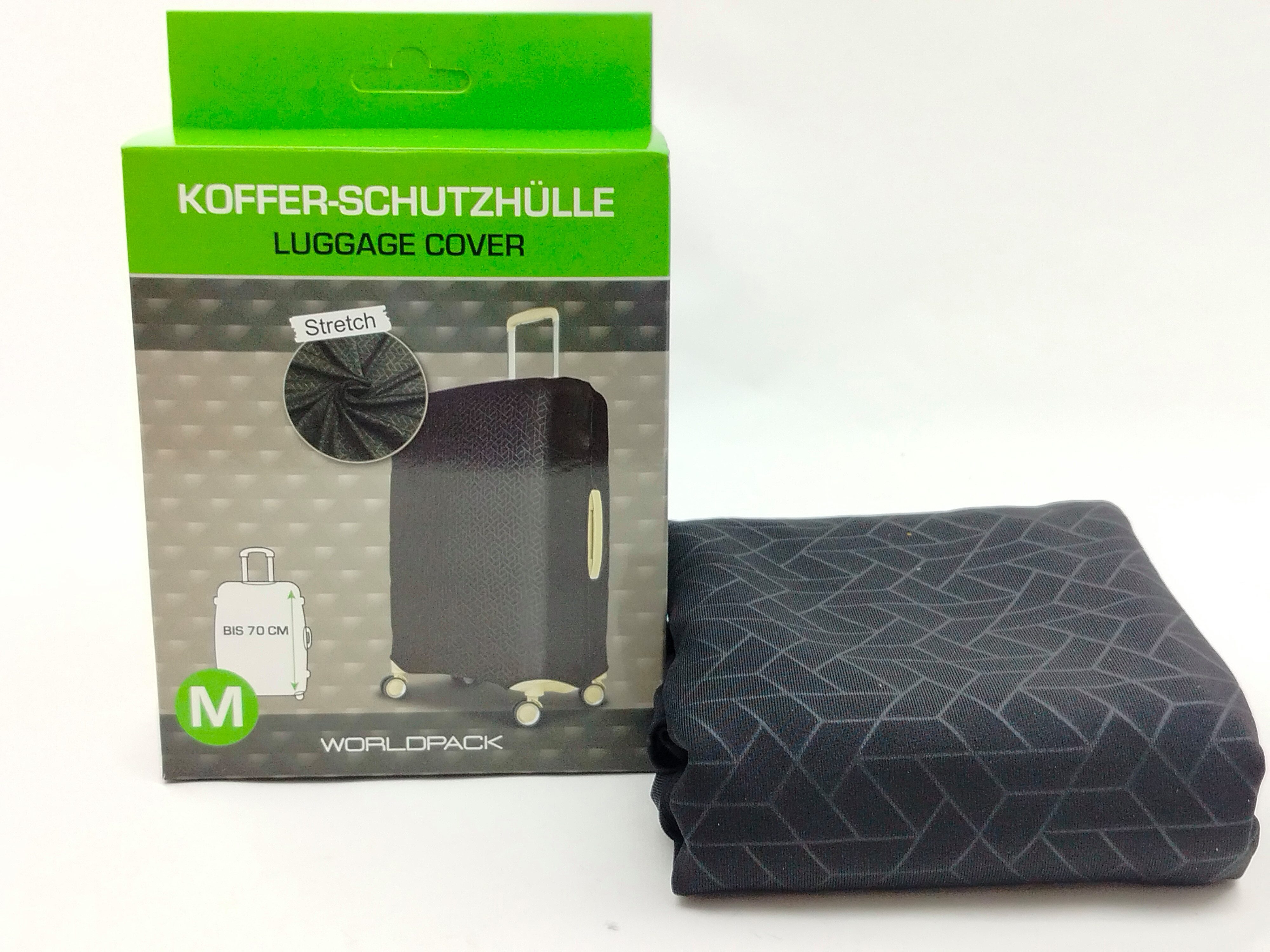 WORLDPACK Kofferhülle WORLDPACK Koffer-Schutzhülle 'M' *schwarz