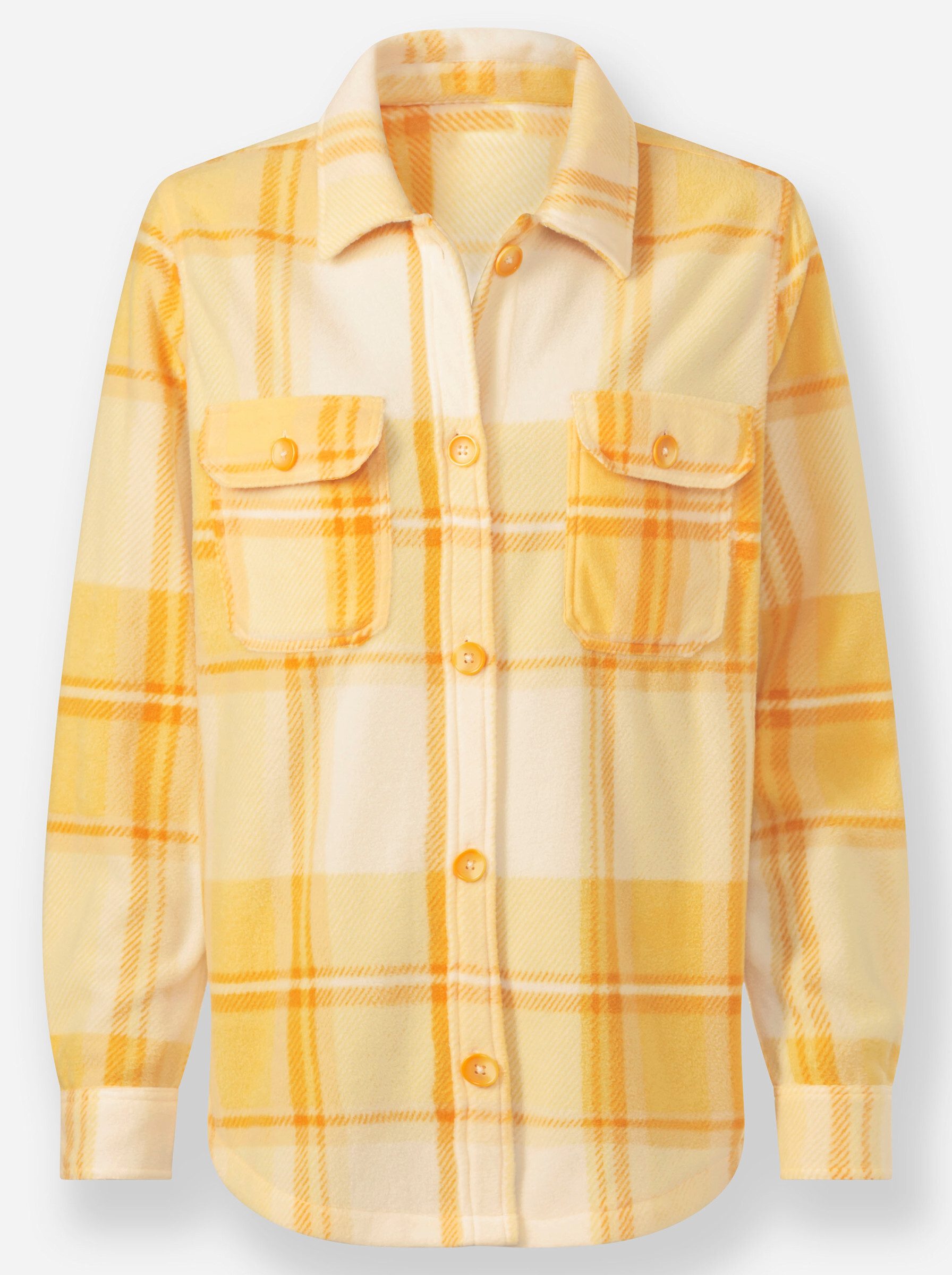 Witt Fleeceshirt Fleece-Bluse Langarm Länge ca. 74 cm