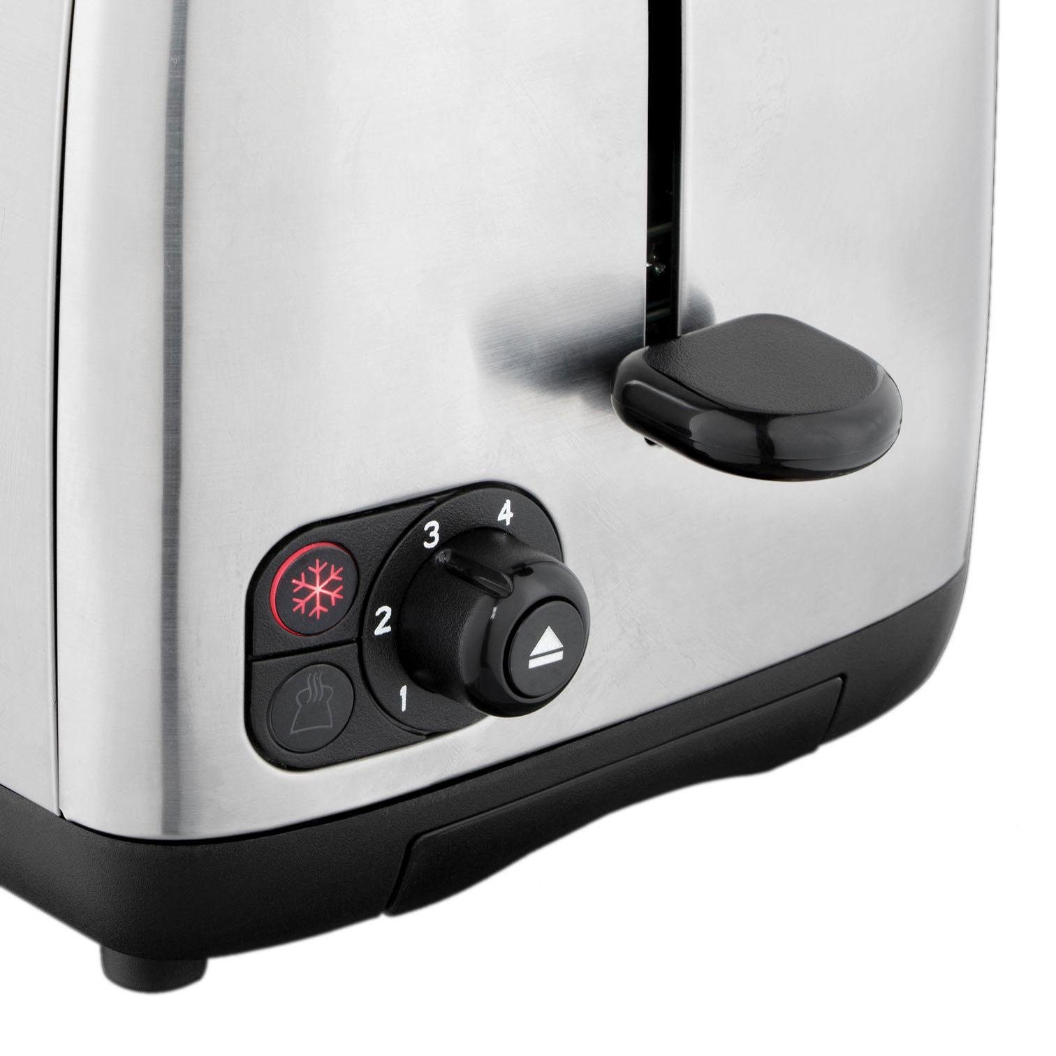 RUSSELL HOBBS Toaster Adventure 24080-56, 2 kurze Schlitze, für 2 Scheiben, 850 W, Edelstahl gebürstet – Bild 4 von 5