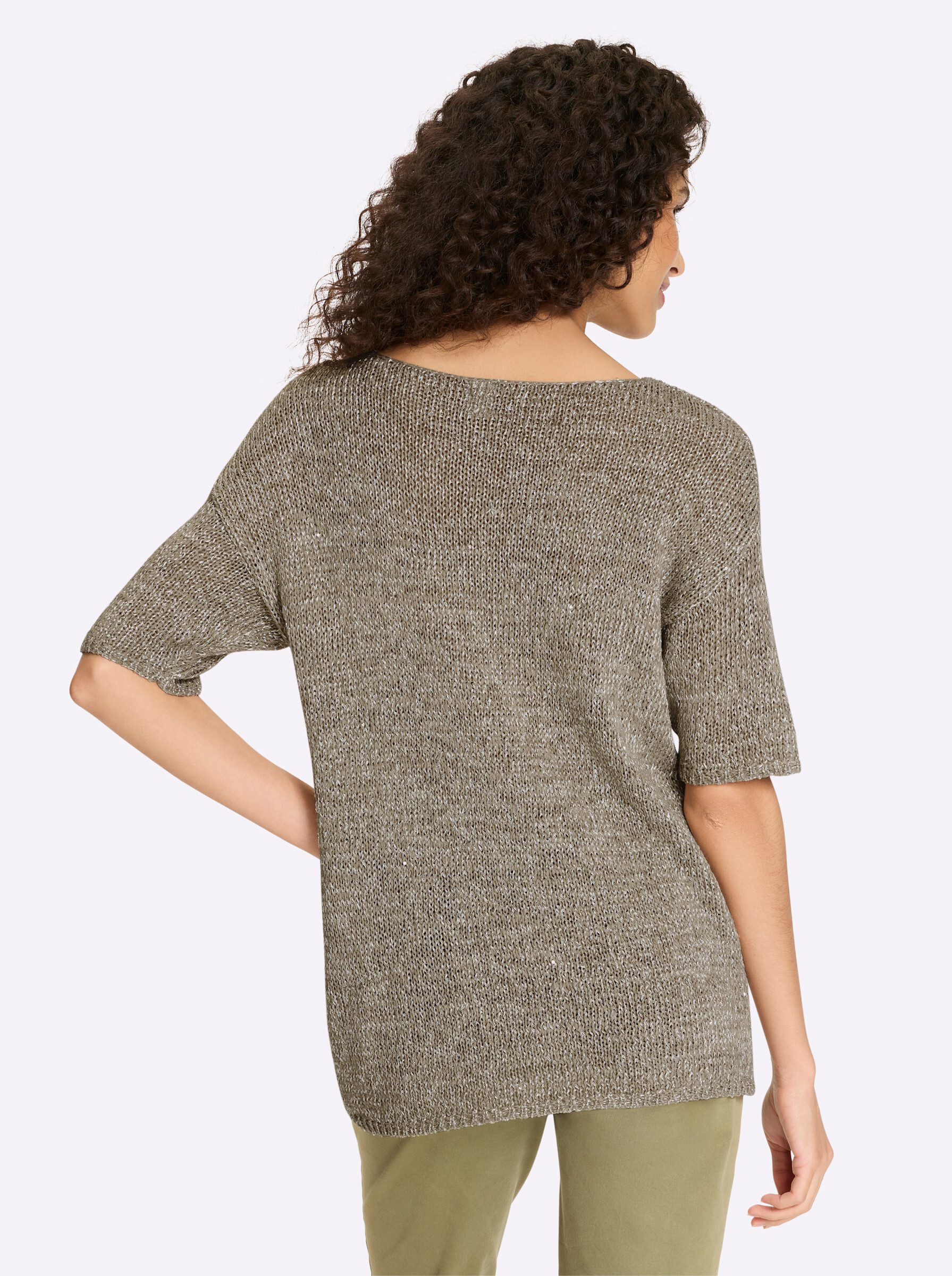 heine Strickpullover Pullover Kurzarm günstig online kaufen