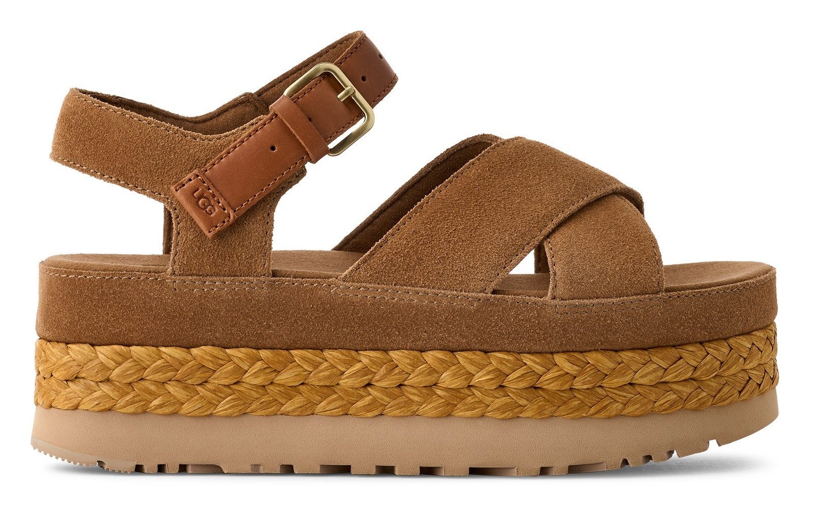 UGG AUBREY ANKLE STRAP Plateausandale, Sandalette, günstig online kaufen