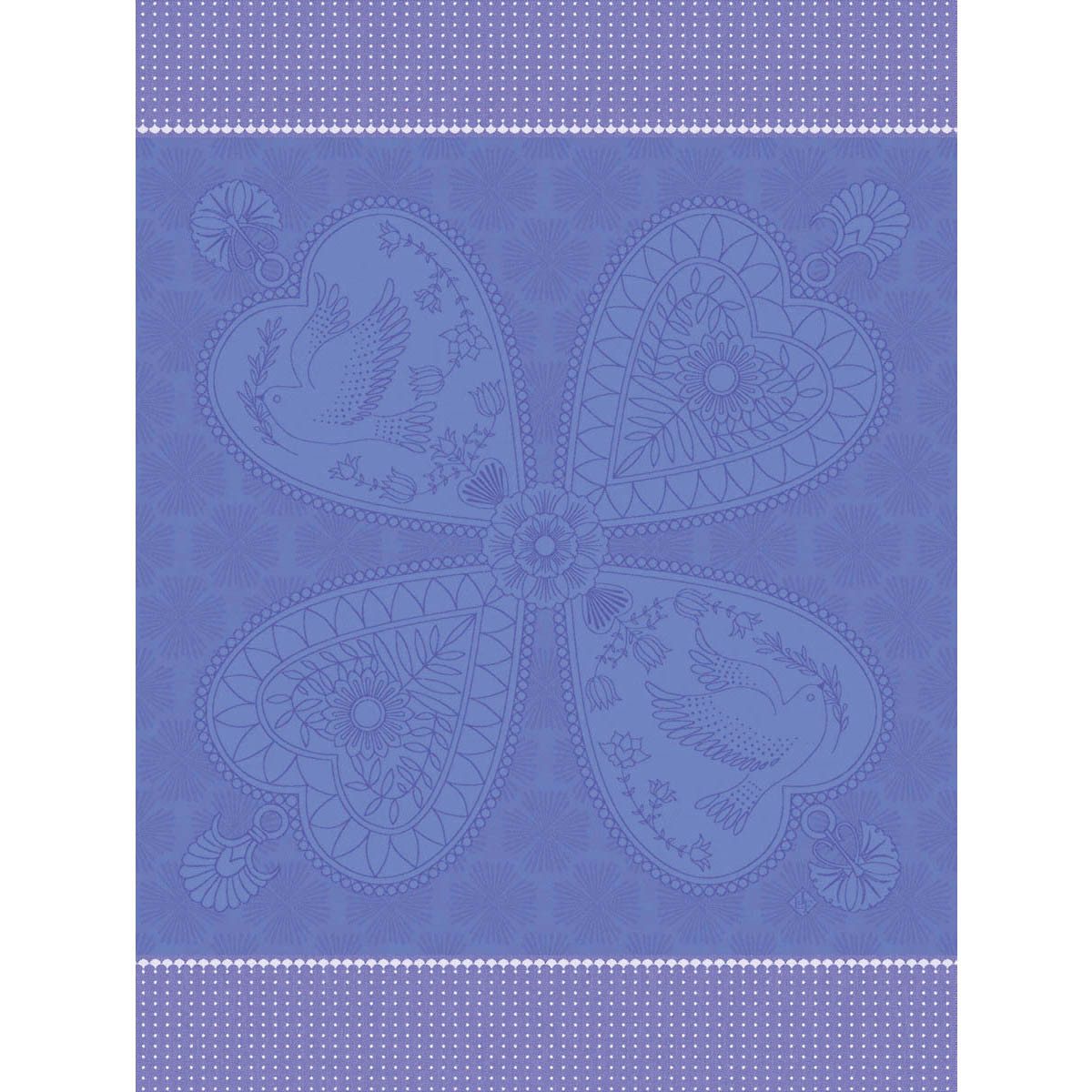 Le Jacquard Francais Geschirrtuch Geschirrtuch Peace & Love Paix 60x80 cm, (1-tlg., 1 x Geschirrtuch), jacquard-gewebt