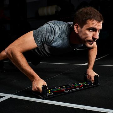 Schildkröt Ganzkörpertrainer Liegestütz-Trainer Fitness Push-Up-Multitrainer, Stecksystem mit Farbcodierung für schnellen Einstieg