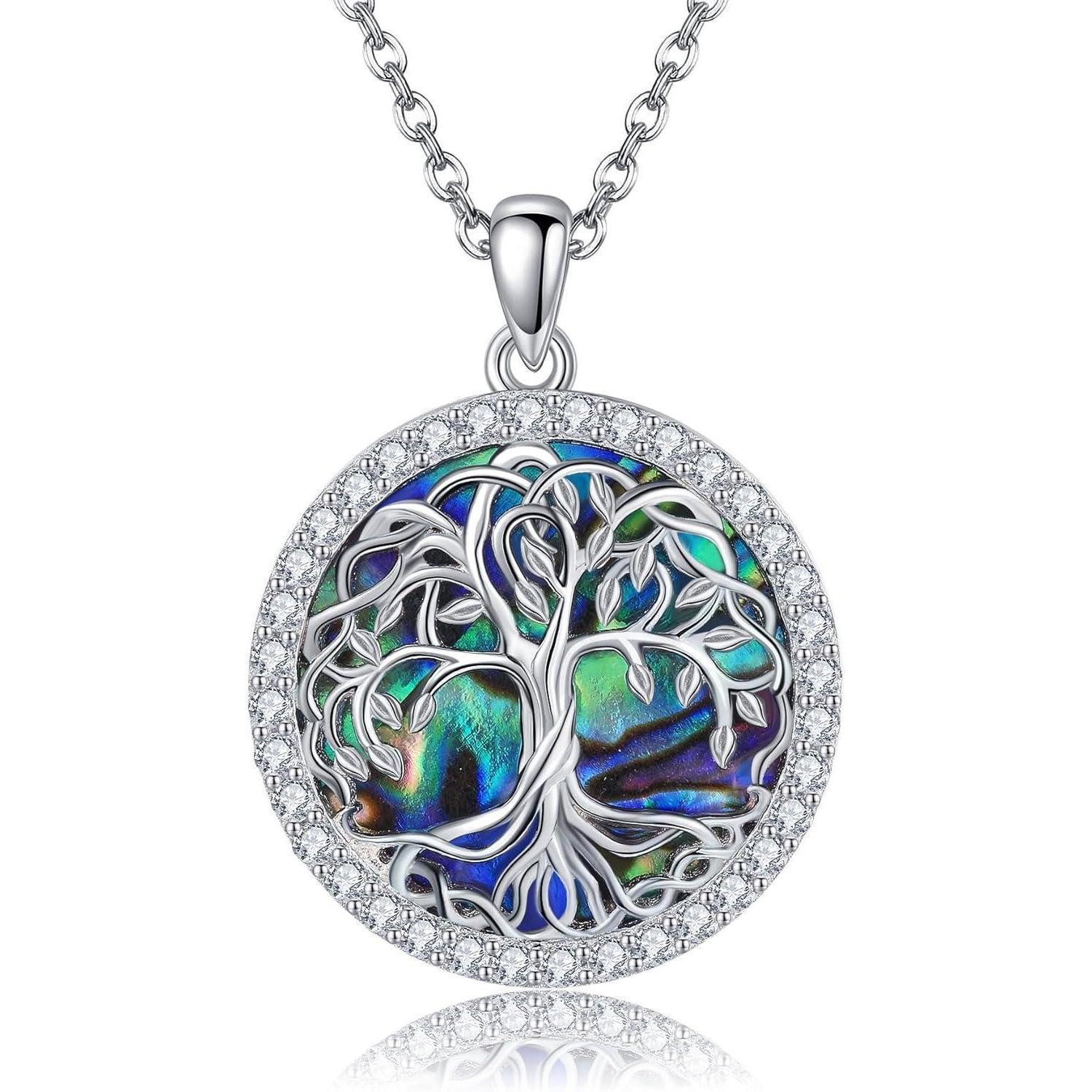 LuxusKollektion Kette und Anhänger Set Lebensbaum Halskette irischen keltis günstig online kaufen