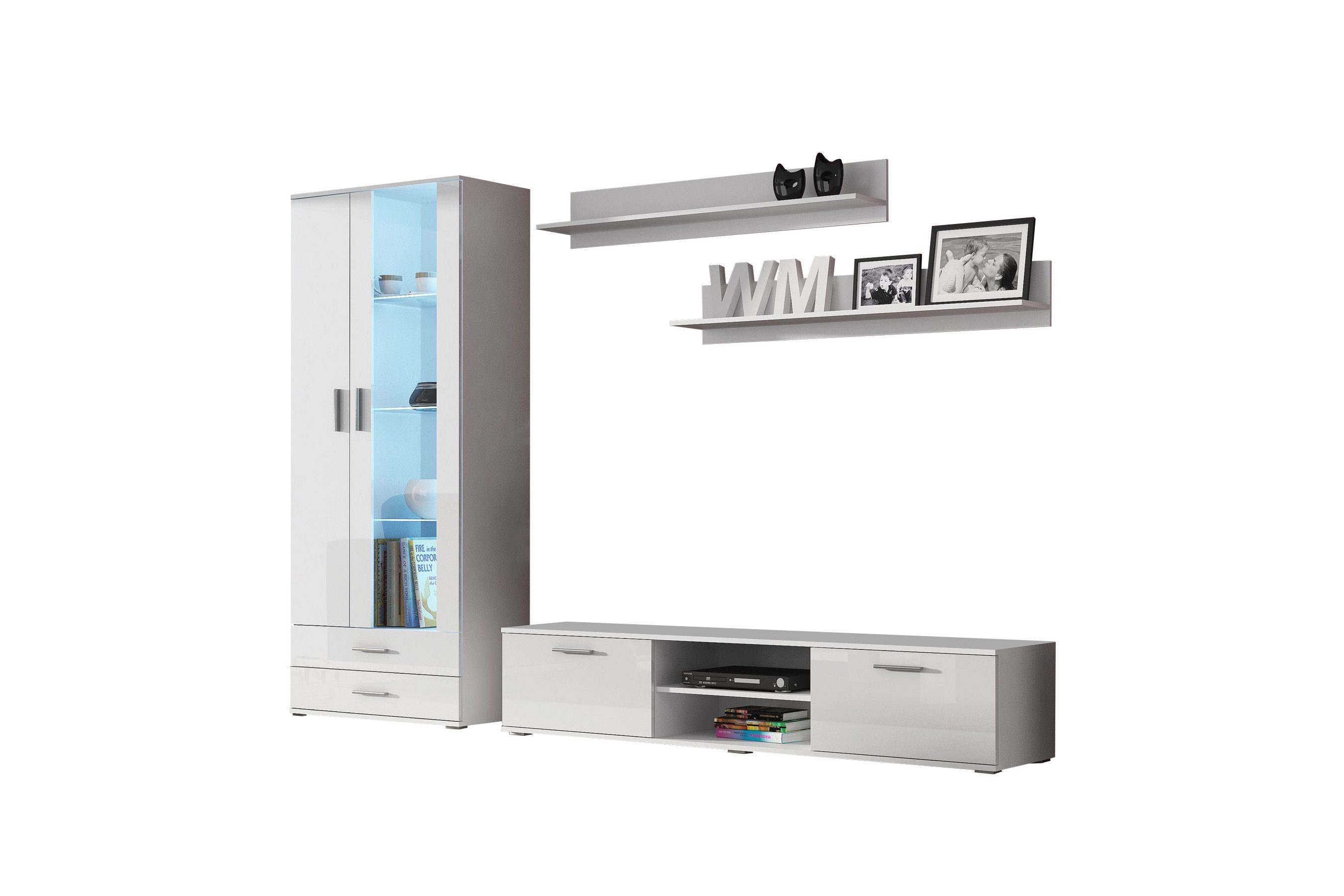 Weiß Matt - Weiß Hochglanz