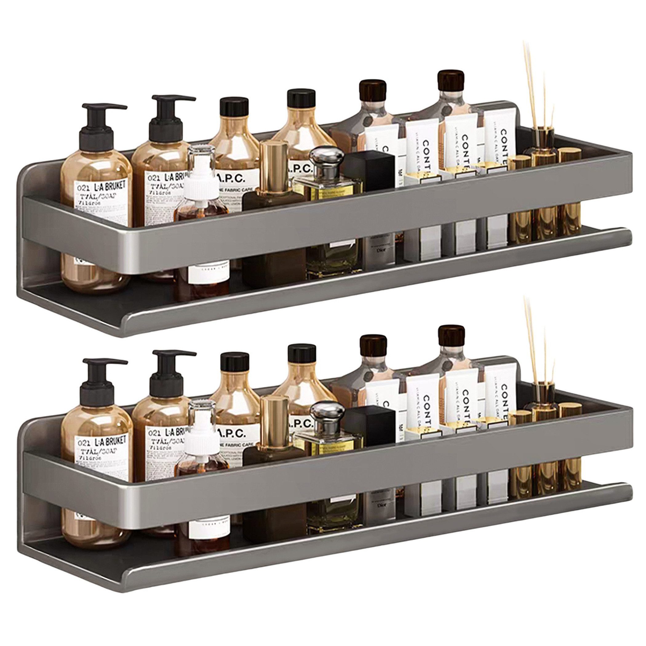 ibettertec Duschablage Edelstahl Eckregal ohne Bohren,in Größen 30/40/50 cm günstig online kaufen