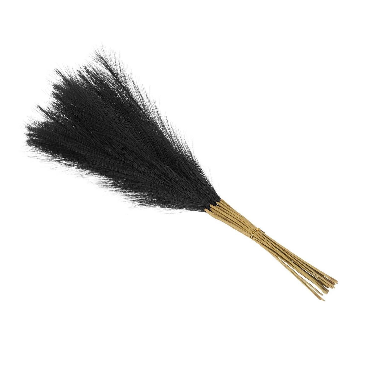 Trockenblume Künstliches Pampasgras Schwarz 55cm, LuxusKollektion, Höhe 55 cm
