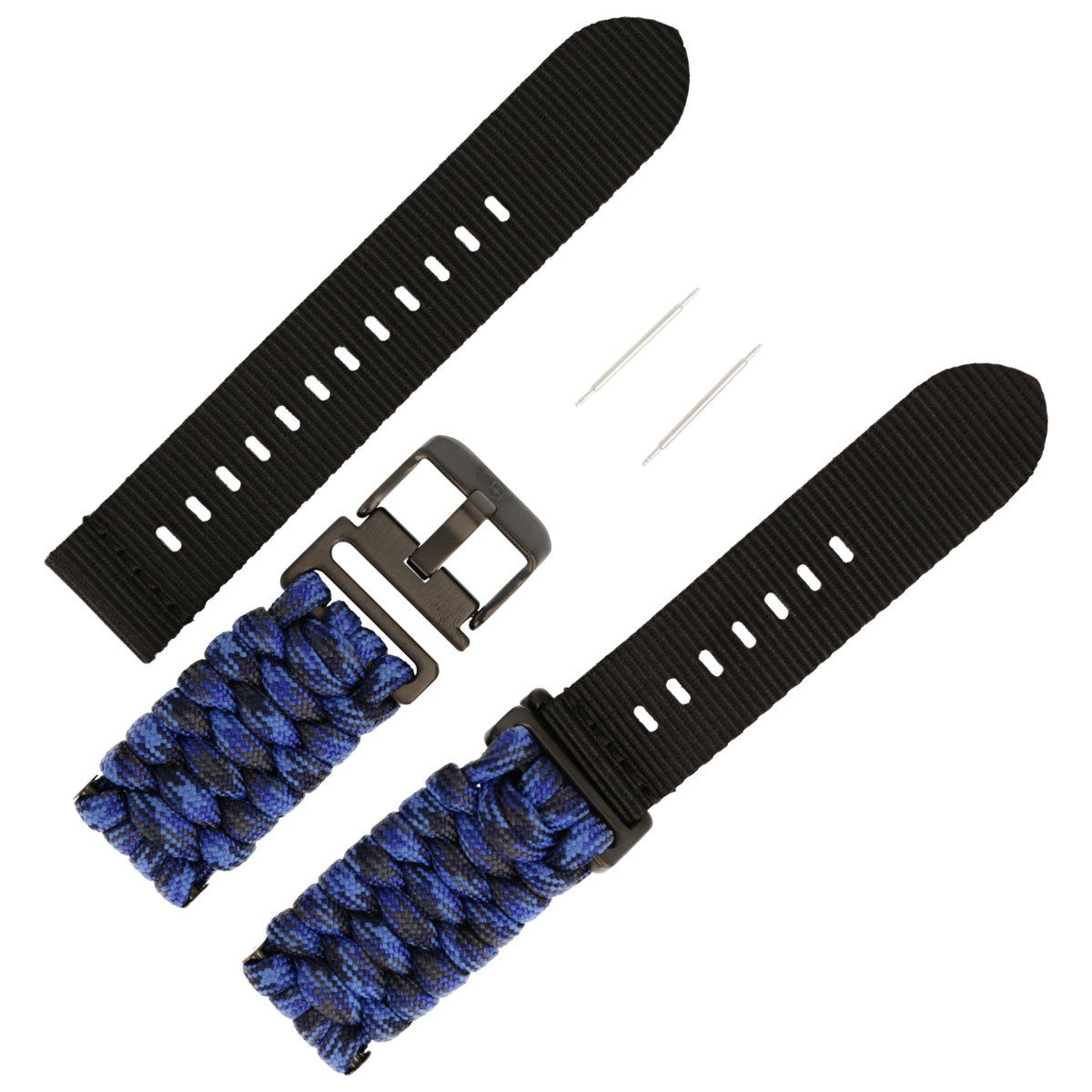 Victorinox Uhrenarmband 22mm Textil Blau 005709.9