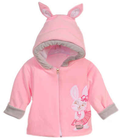 La Bortini Kapuzennickijacke Baby Jacke 62 68 74 80 86 Babyjacke Übergangsjacke