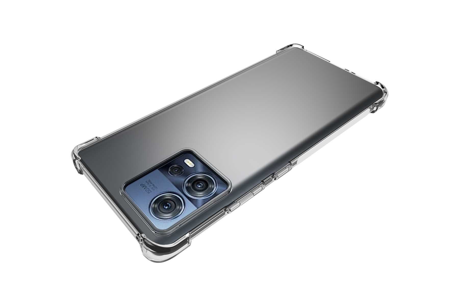 mtb more energy Smartphone-Hülle Clear Armor Case für Motorola Edge 30 Fusion, Moto S30 Pro, Transparente TPU Schutzhülle Case Backcover mit Anti-Shock Verstärkung